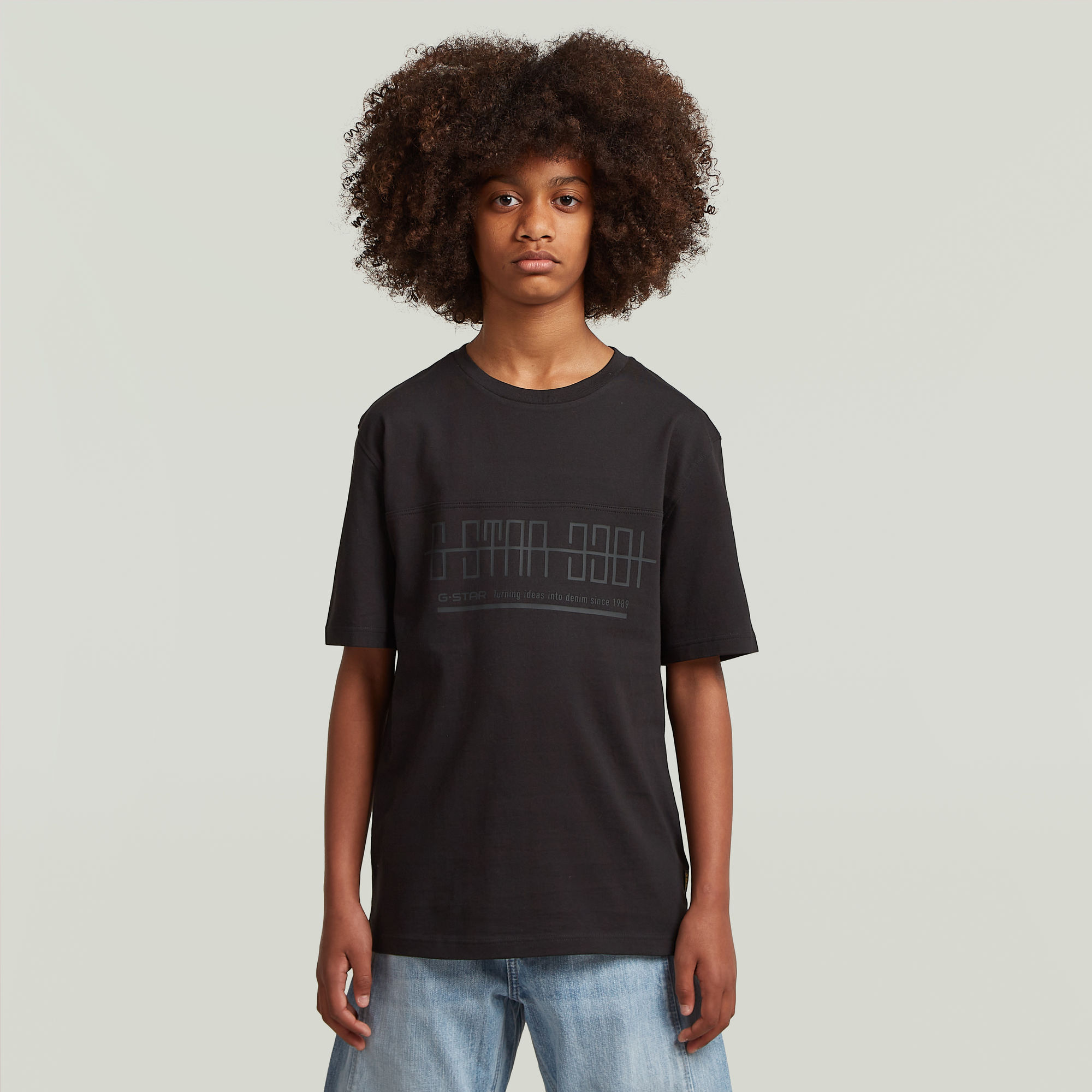 

Boys T-Shirt Loose - Black - boys