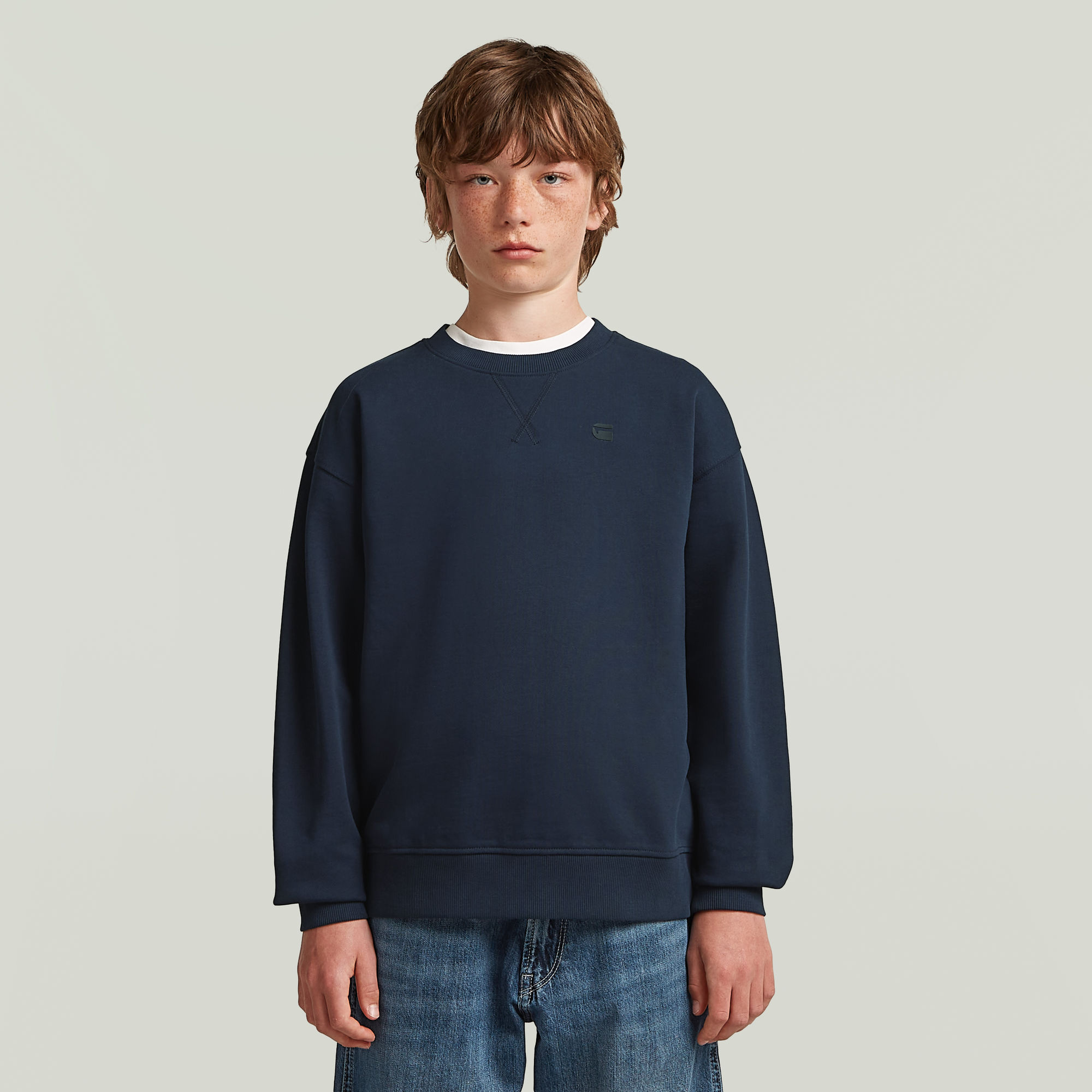 G-Star RAW Loose Sweater Jongens Donkerblauw jongens