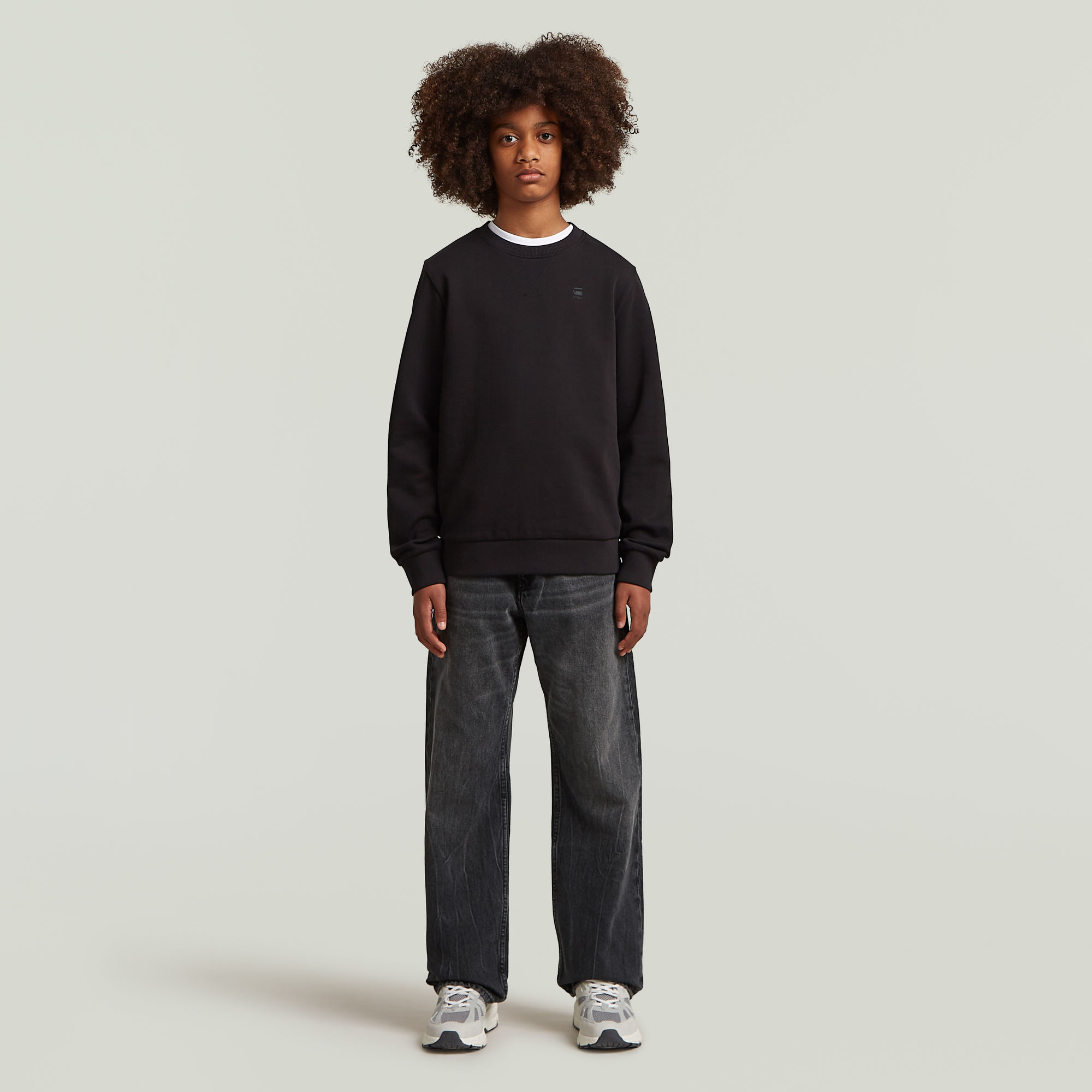 Thumbnail - Boys Sweater - Schwarz - jungen