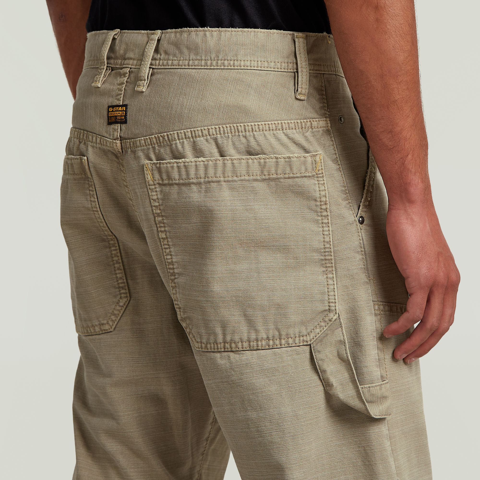 G-Star RAW Carpenter 3D Loose Jeans Grijs Heren