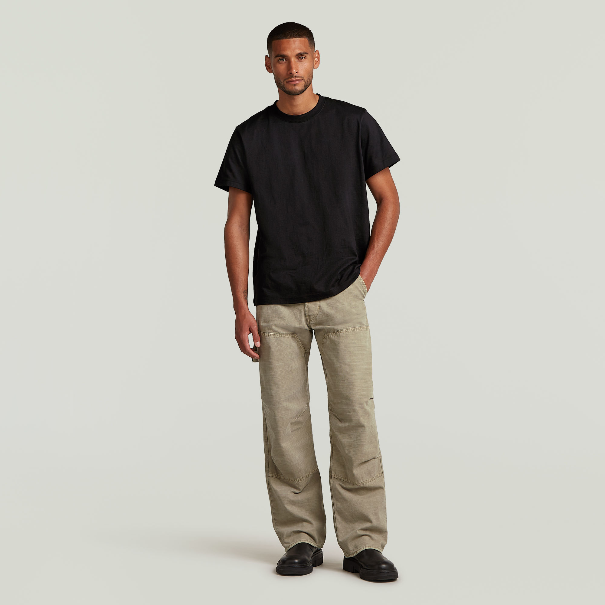 G-Star RAW Carpenter 3D Loose Jeans Grijs Heren