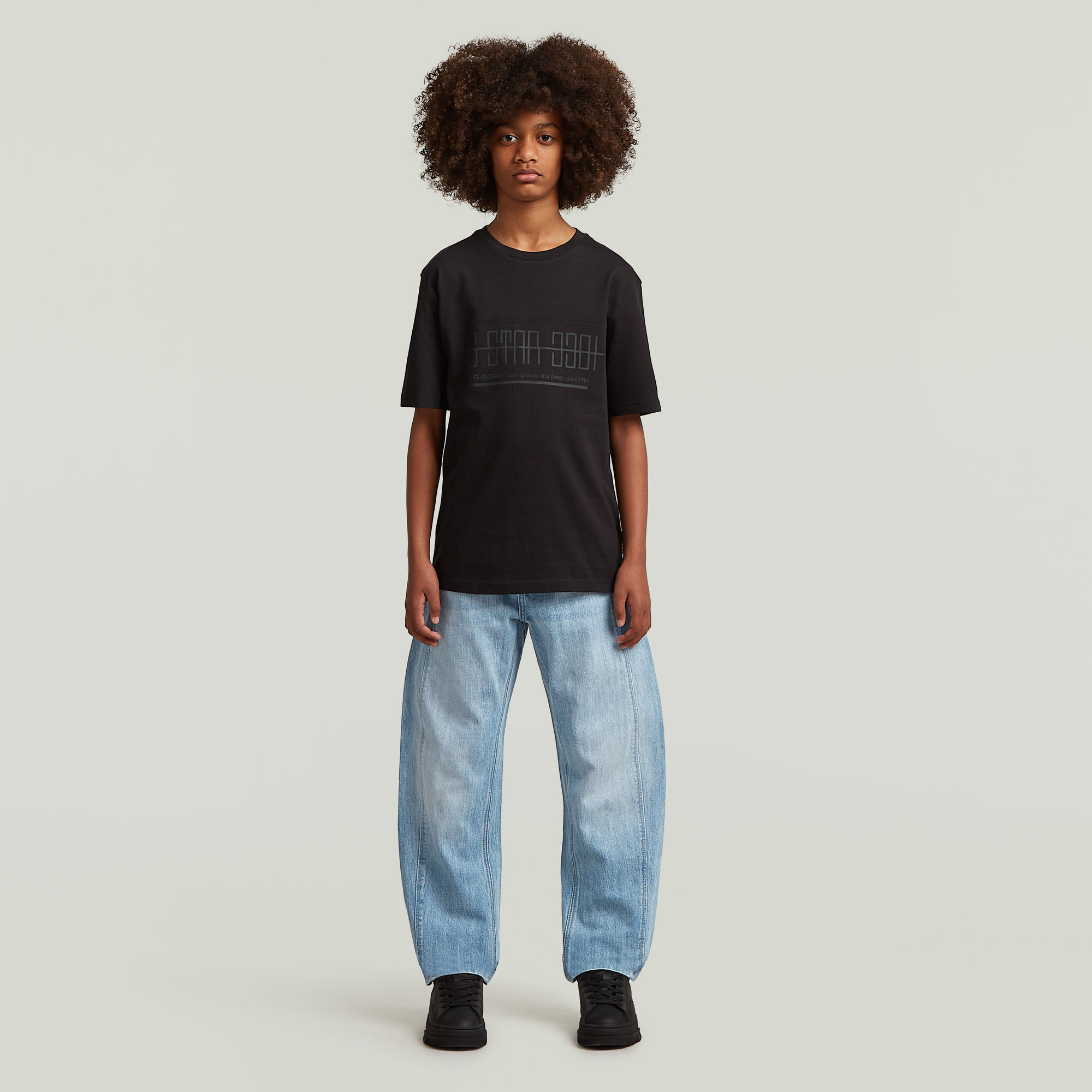 Thumbnail - Boys Carpenter 3D Jeans - Hellblau - jungen