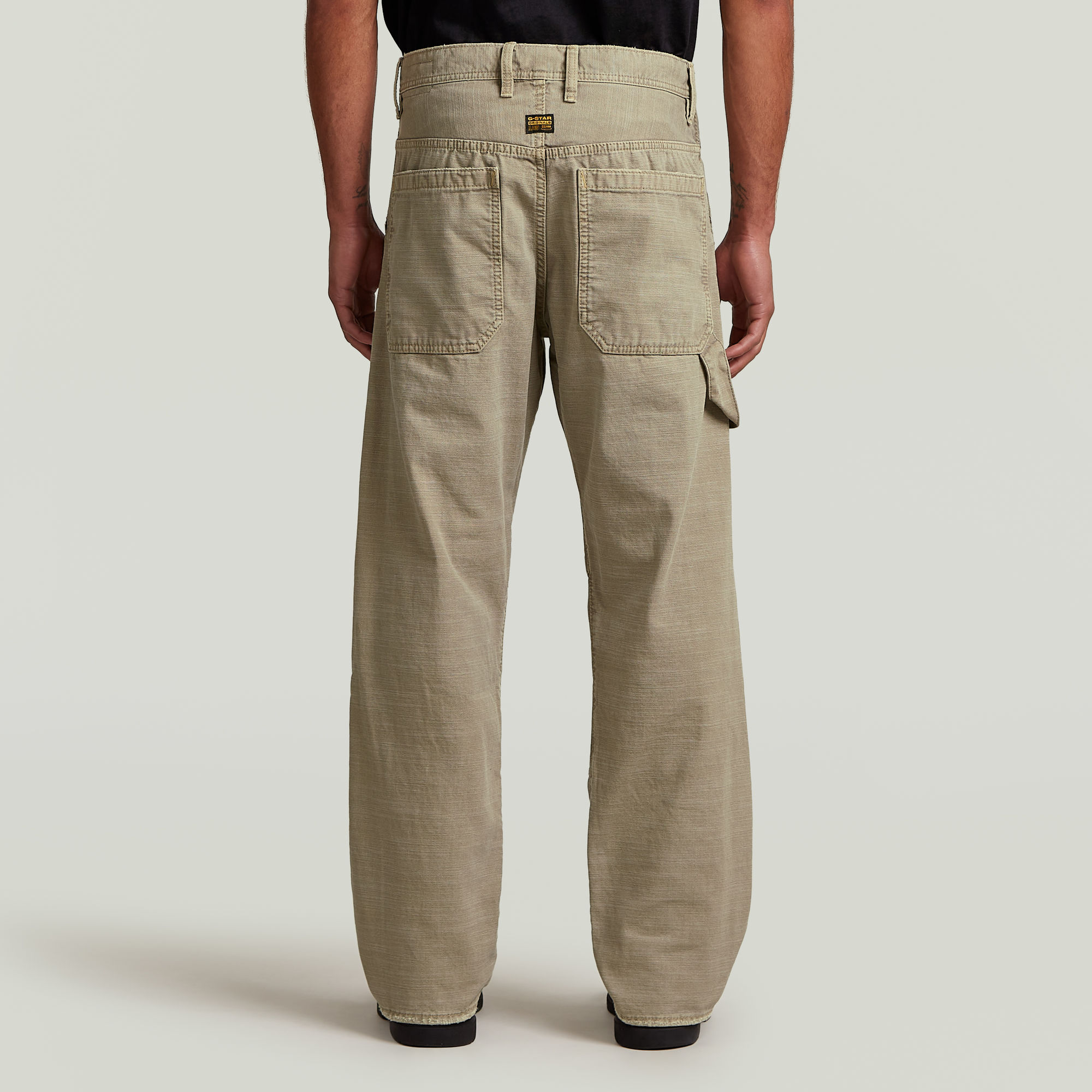 G-Star RAW Carpenter 3D Loose Jeans Grijs Heren