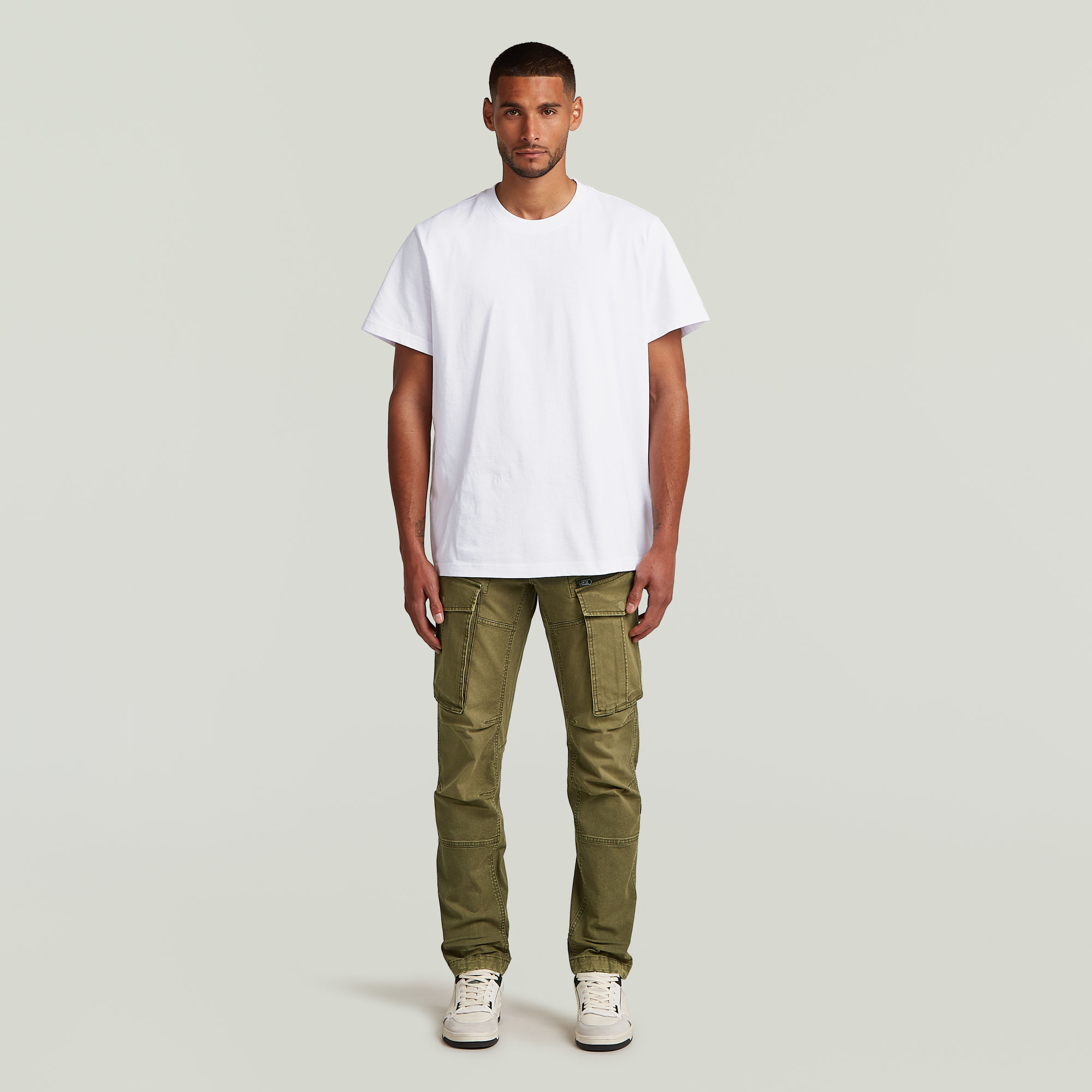 G-Star RAW Rovic Zip 3D Regular Tapered Broek Groen Heren