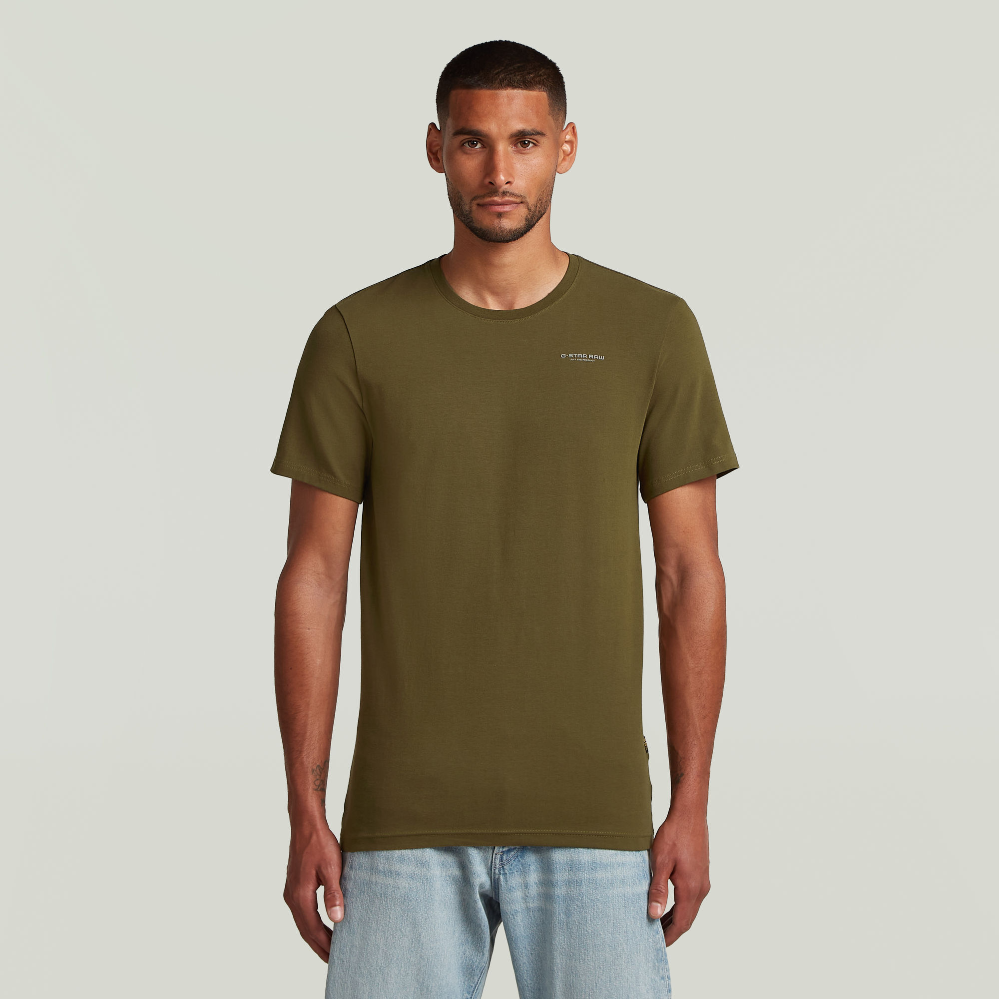 

Slim Base T-Shirt - Green - Men