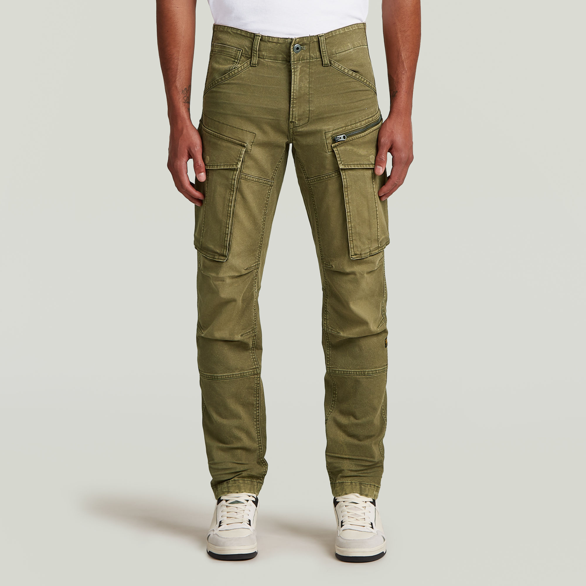 G-Star RAW Rovic Zip 3D Regular Tapered Broek Groen Heren