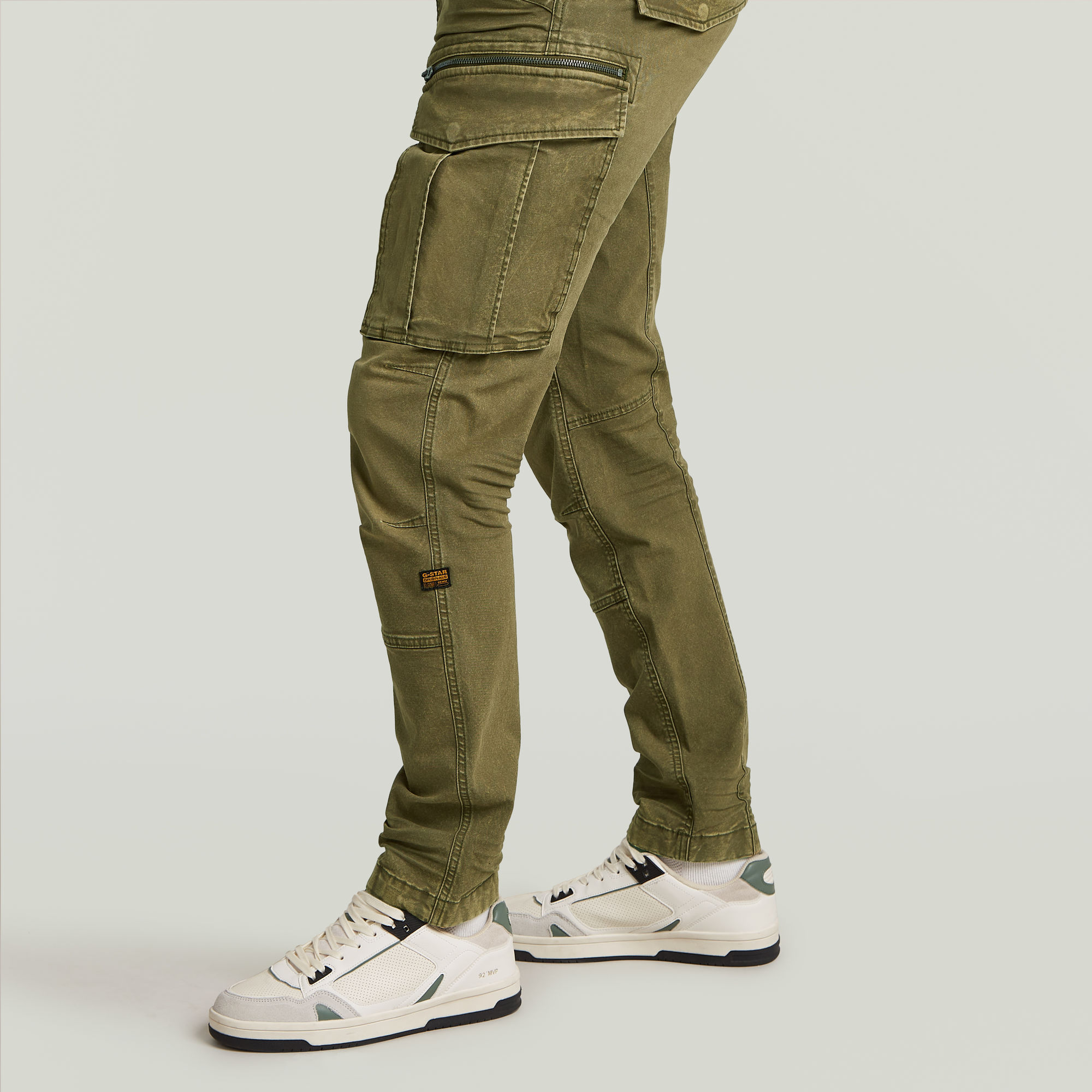 G-Star RAW Rovic Zip 3D Regular Tapered Broek Groen Heren