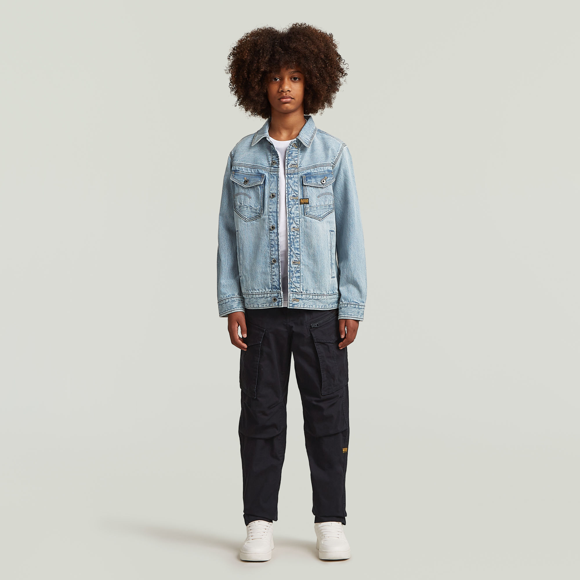 G-Star RAW Rovic Zip 3D Tapered Broek Jongens Zwart jongens