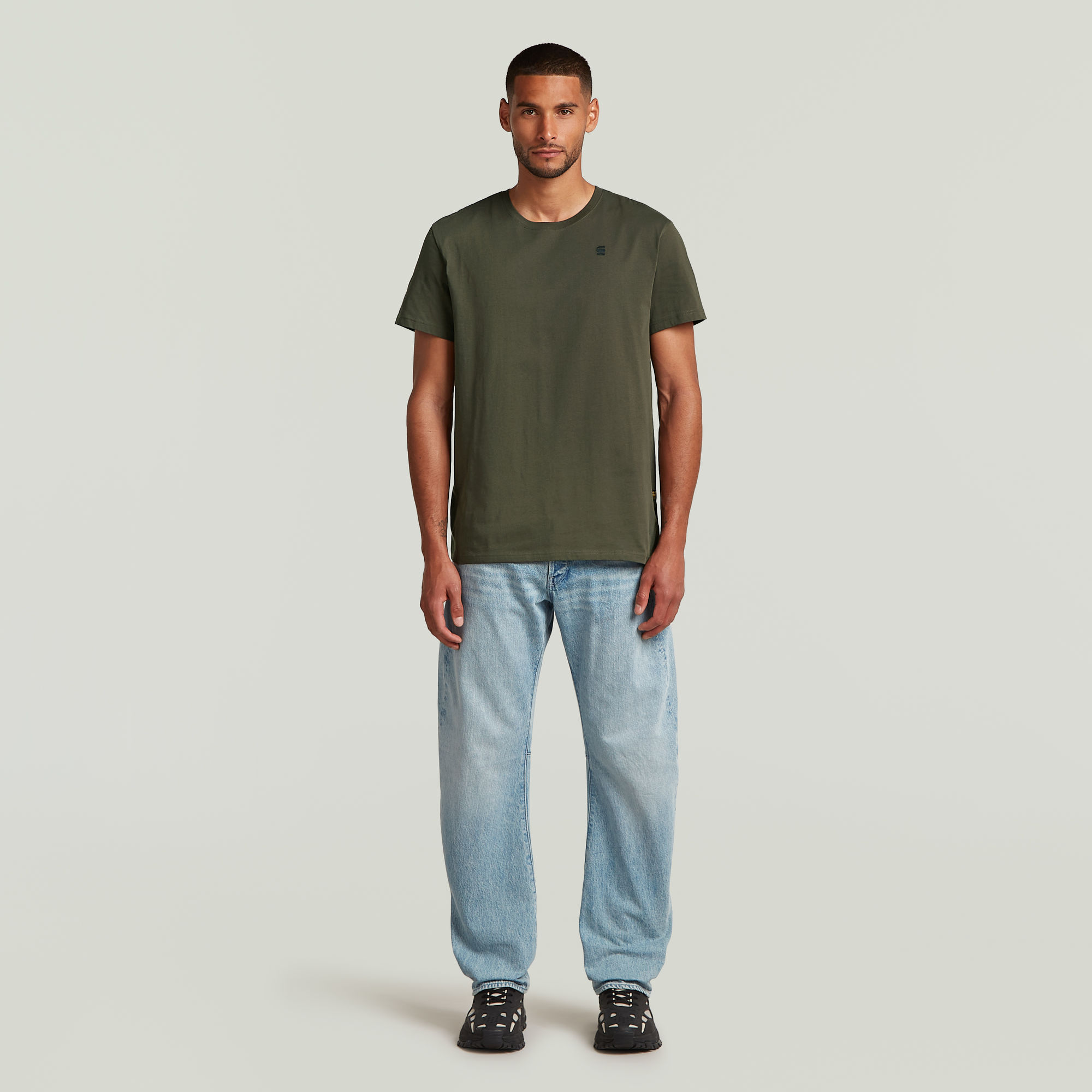 G-Star RAW Base-s T-shirt Grijs Heren