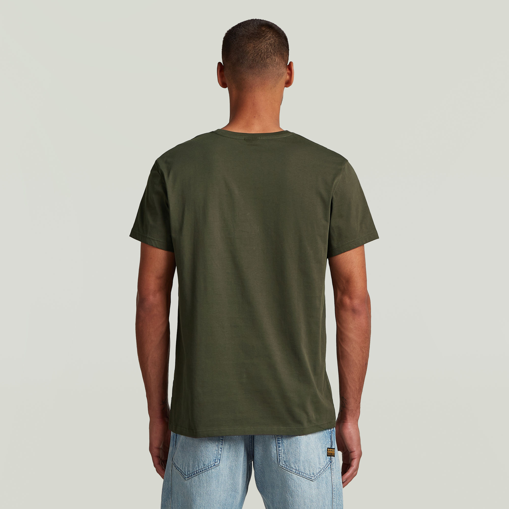 G-Star RAW Base-s T-shirt Grijs Heren