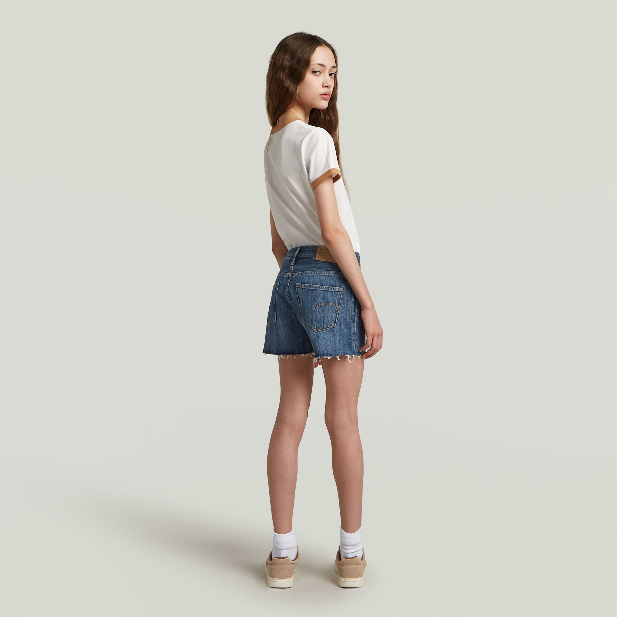 G-Star RAW True Short Meisjes Midden blauw meisjes