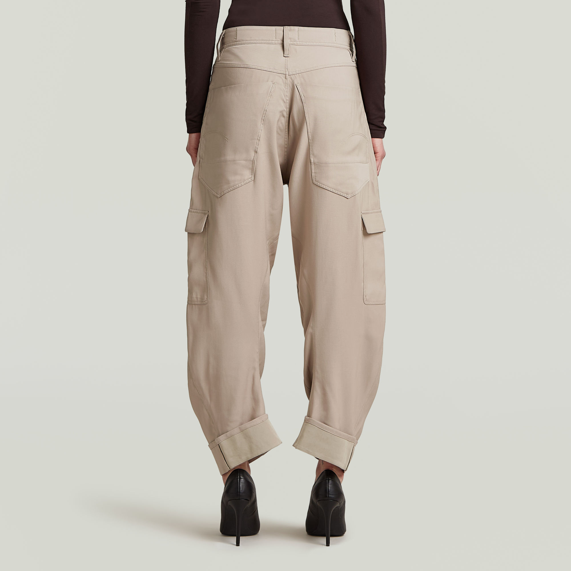 G-Star RAW Cargo 3D Boyfriend Broek Beige Dames