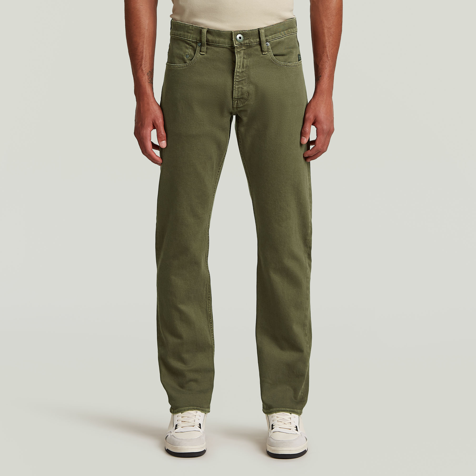 

Mosa Straight Jeans - Bruin - Heren