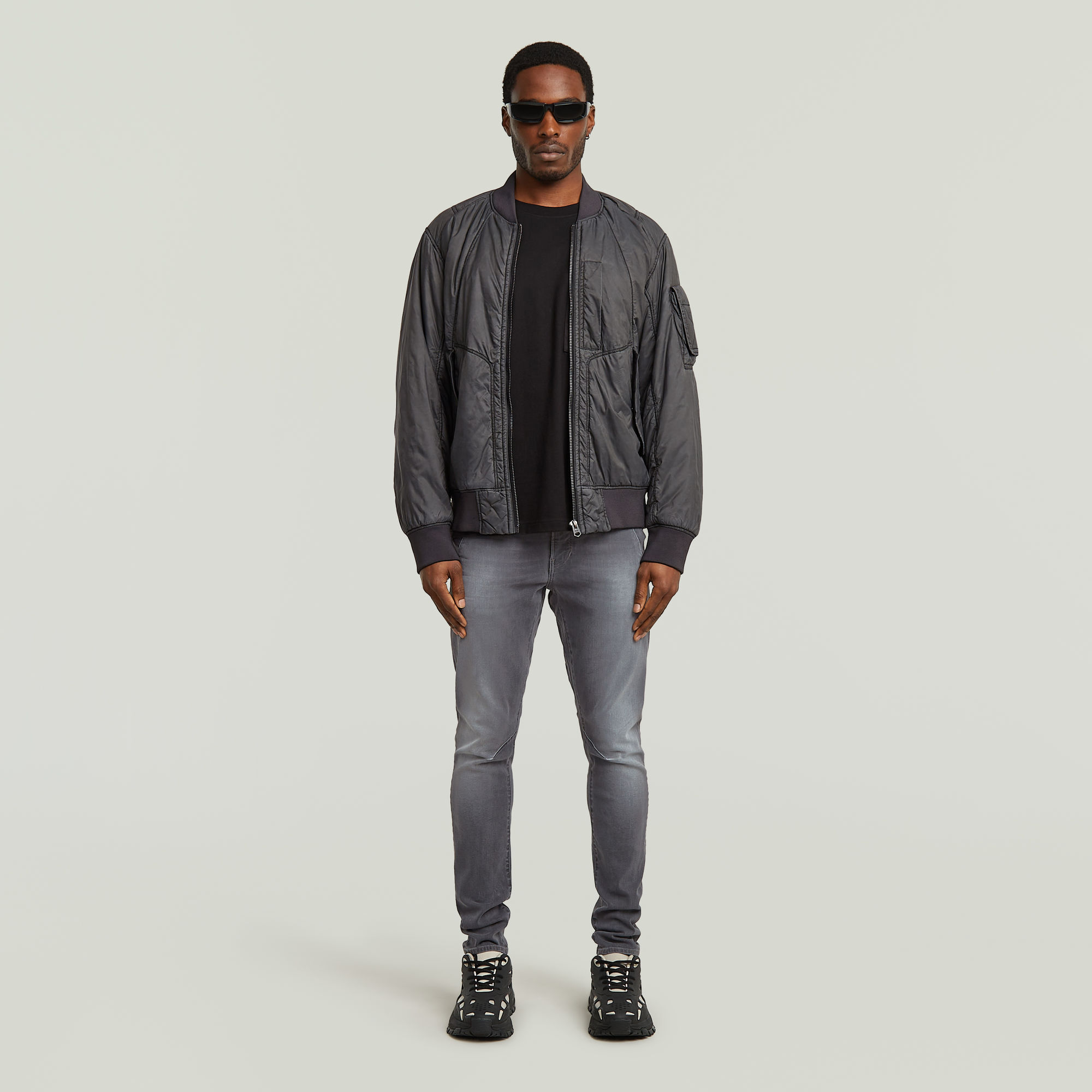 Thumbnail - Kairori Slim Jeans - Grau - Herren