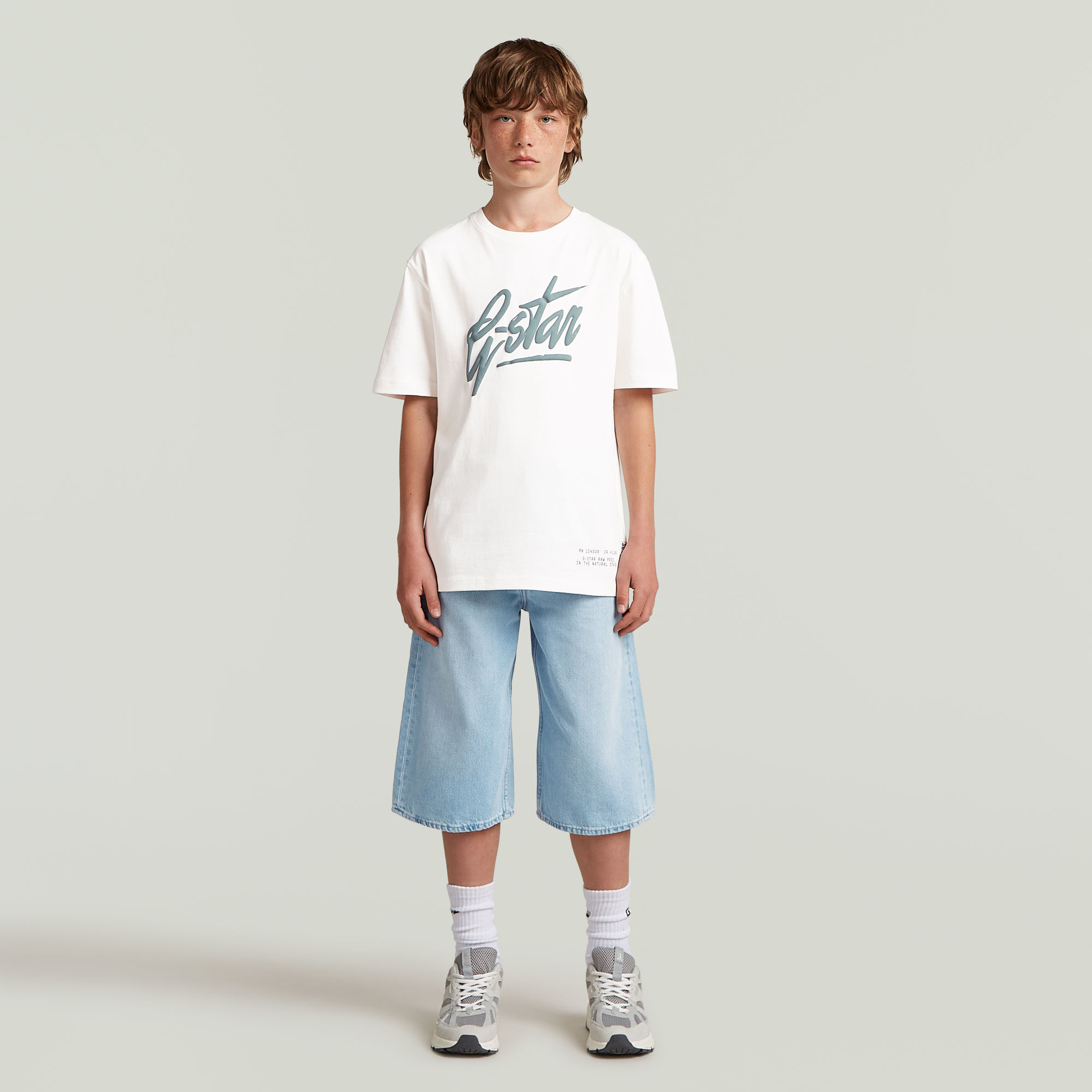 Thumbnail - Boys Dakota Skater Shorts - Hellblau - jungen