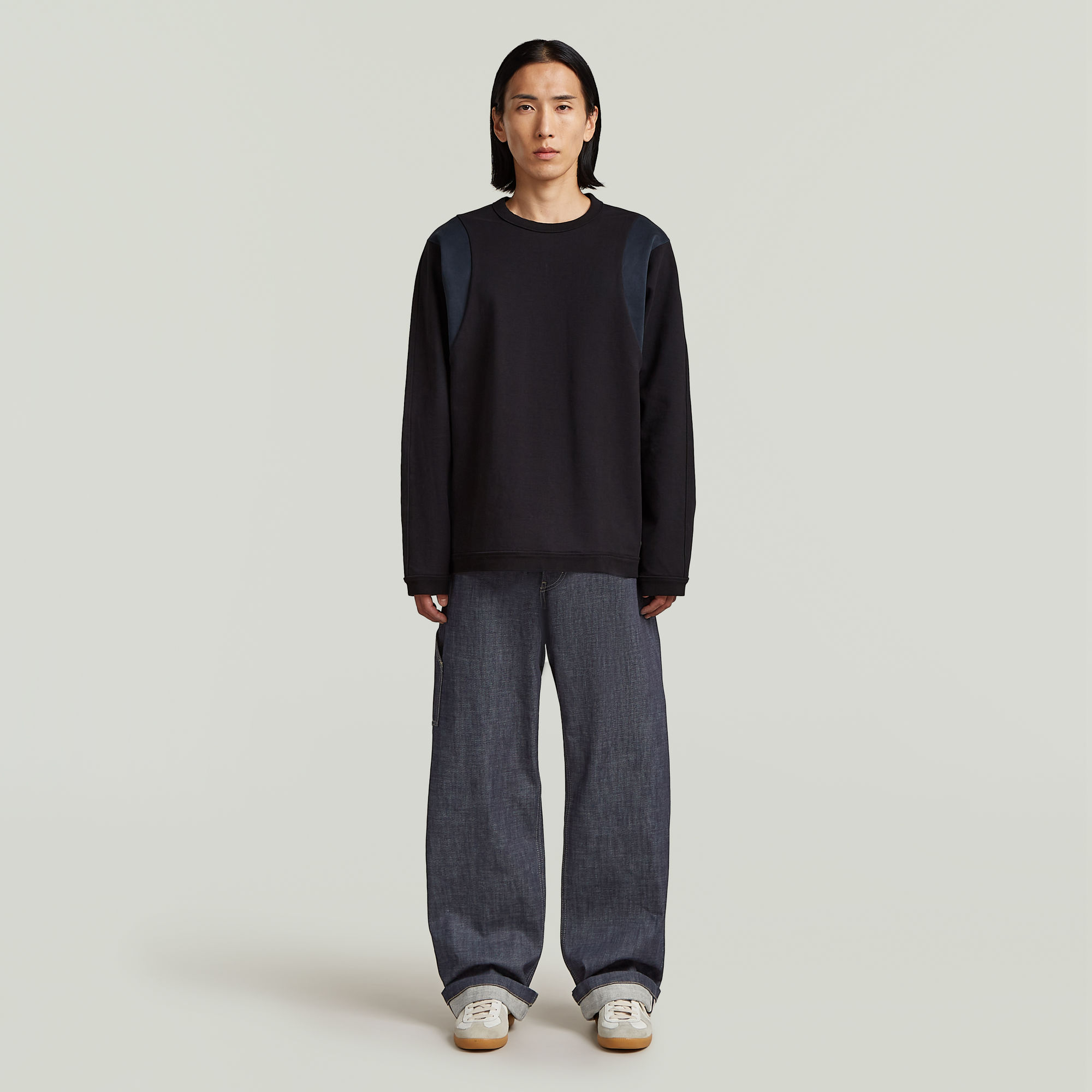 Thumbnail - MN Loose Sweatshirt - Schwarz - Herren