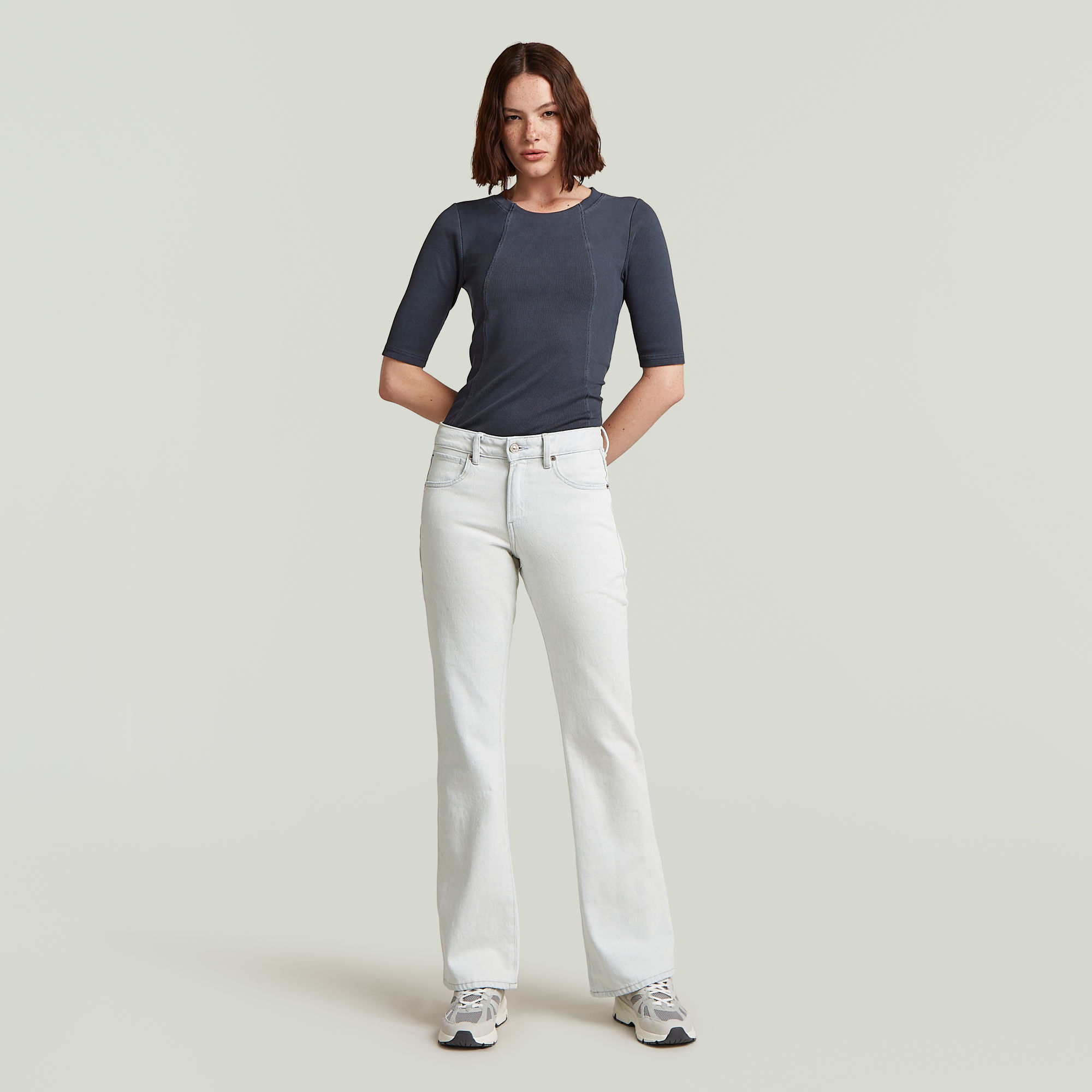 G-Star RAW G-Low Bootcut Jeans Lichtblauw Dames
