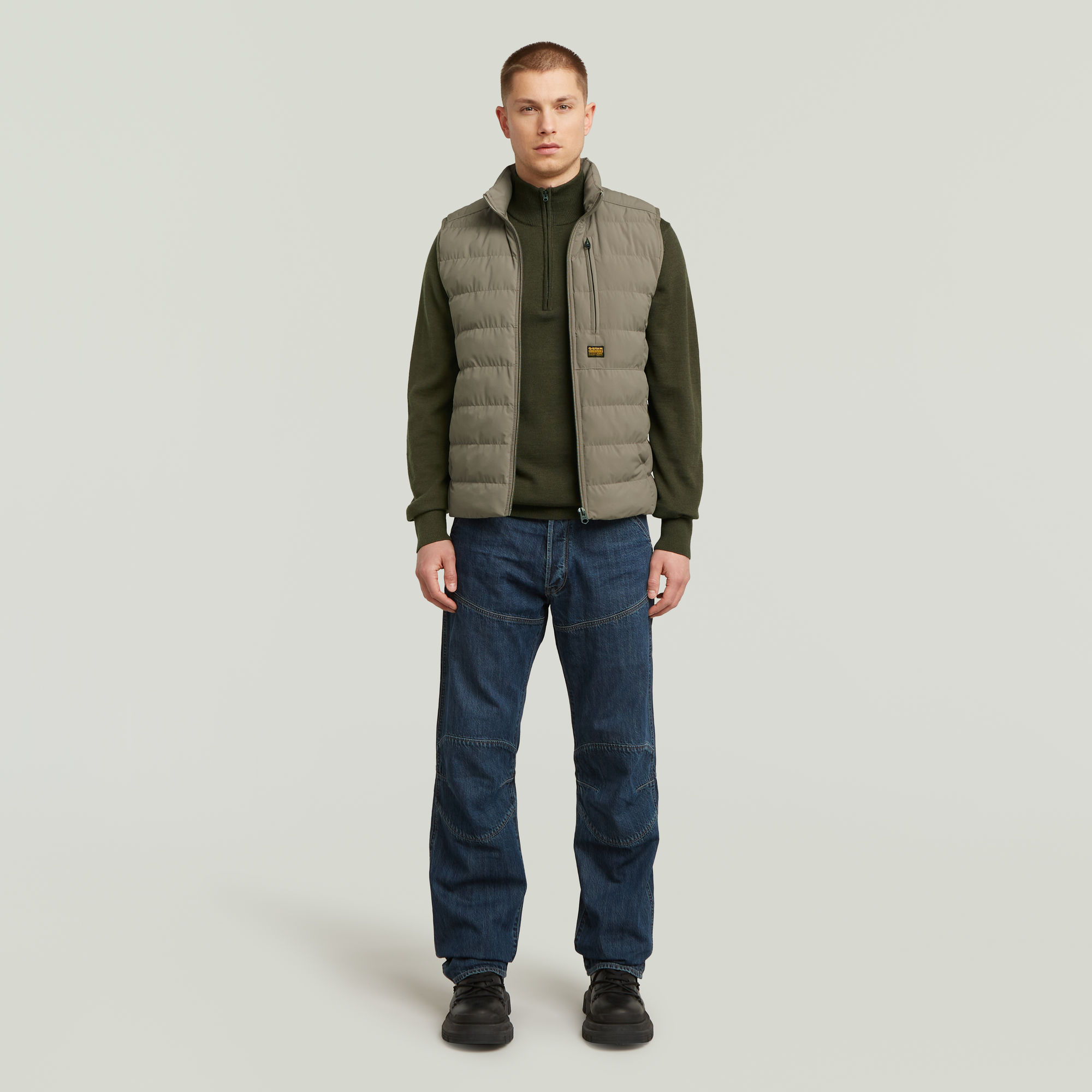 G-Star RAW Foundation Liner Vest Bruin Heren