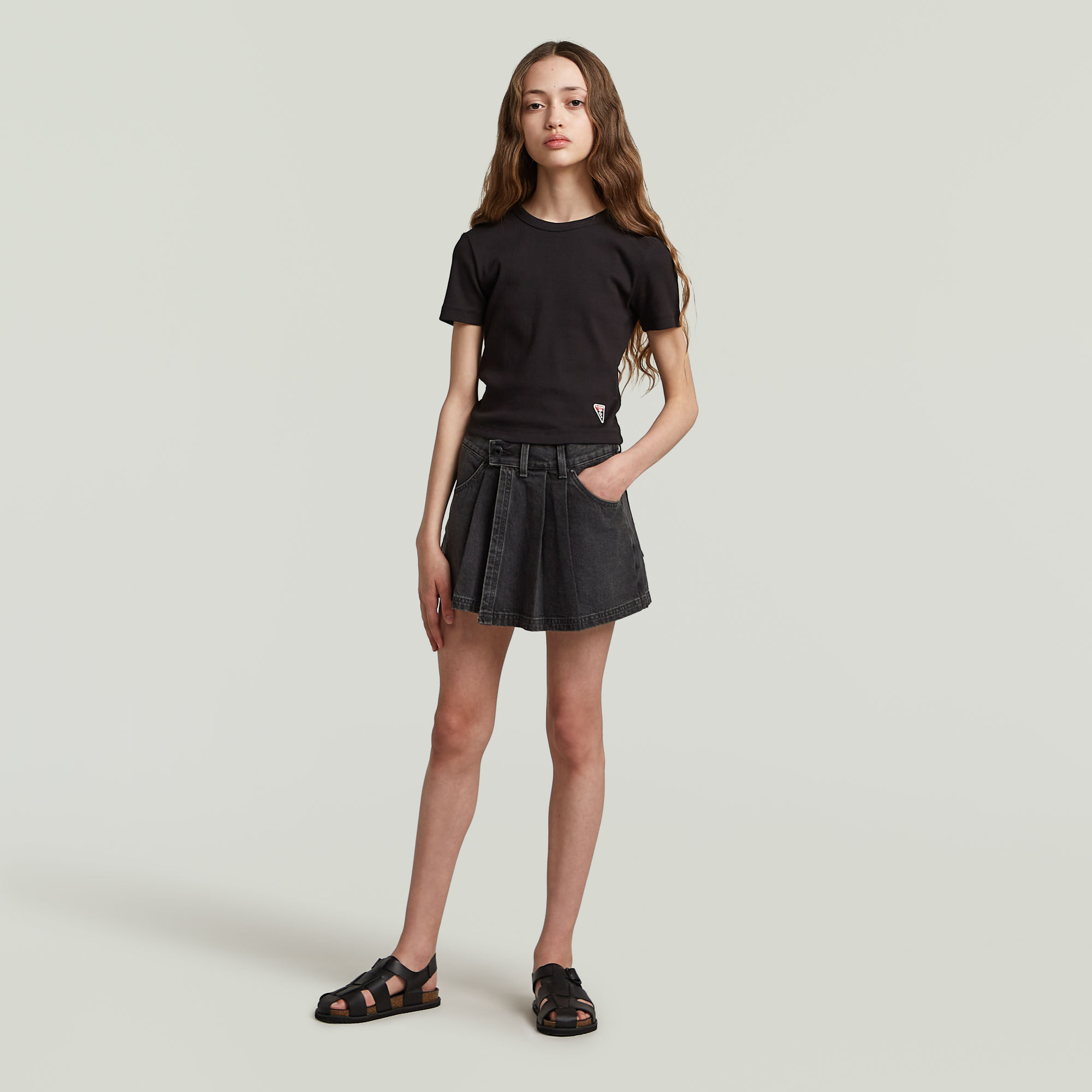 G-Star RAW True 2.0 Skort Meisjes Grijs meisjes