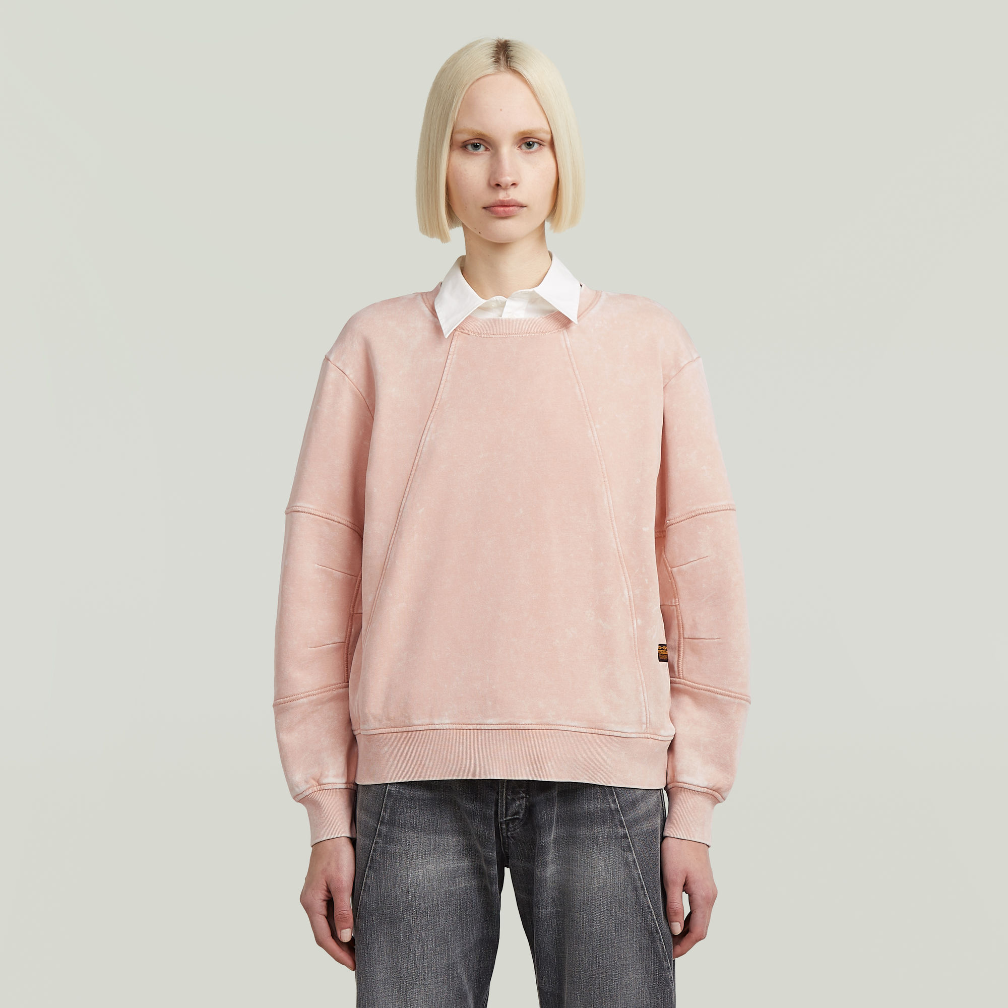 G-Star RAW 3D A-Line Sweater - Roze - Dames
