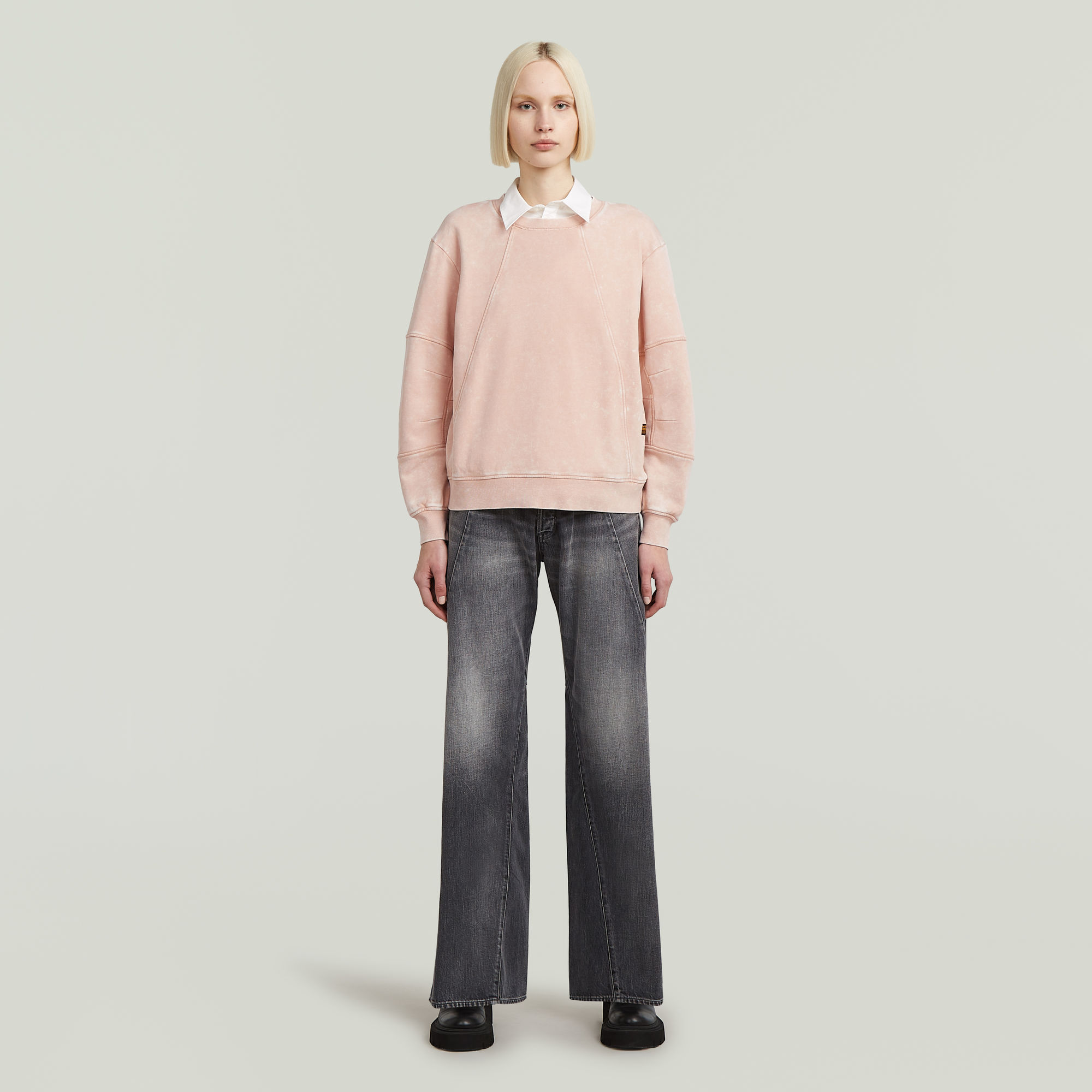 Thumbnail - 3D A-Line Sweater - Pink - Damen