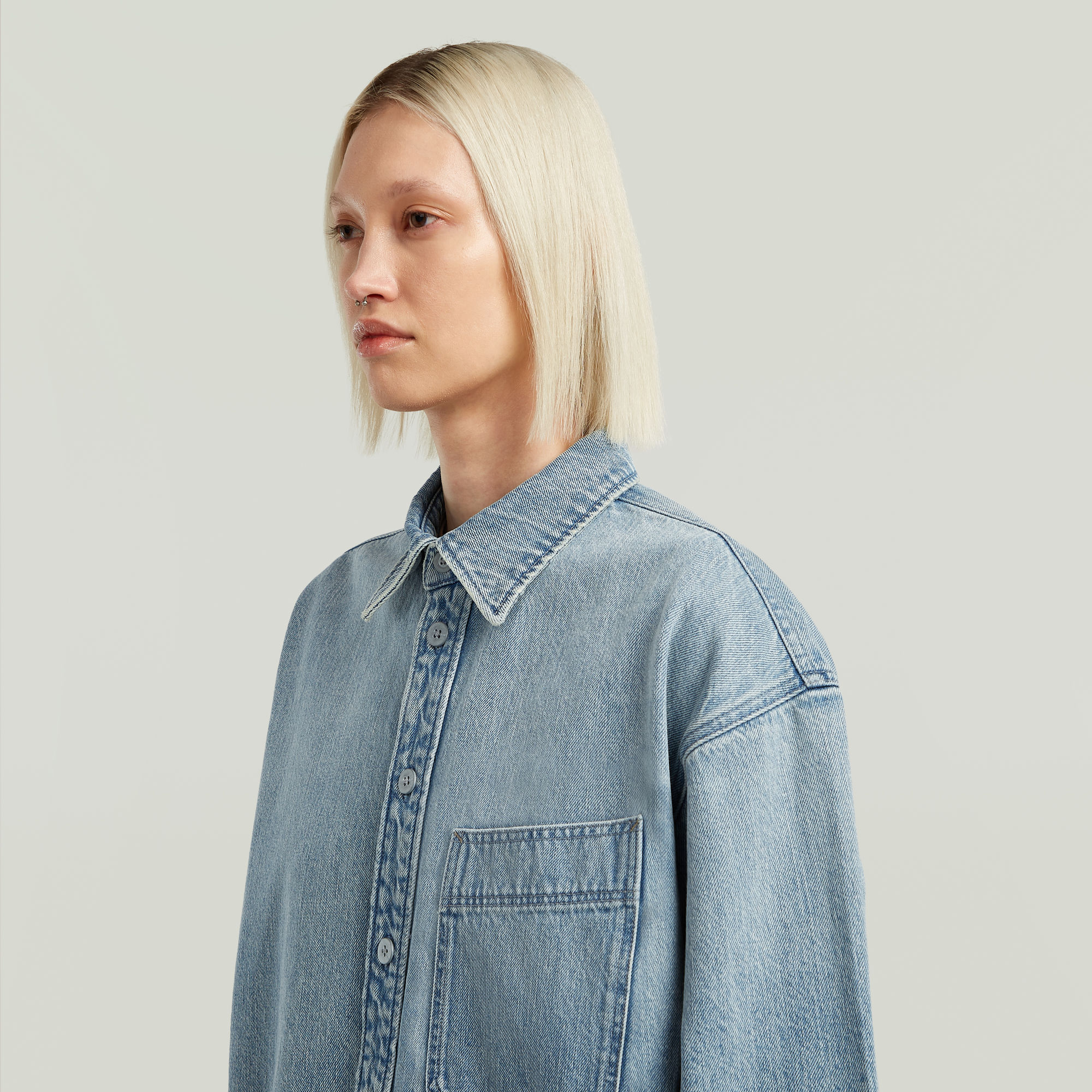 G-Star RAW Maxi 1-Pocket Overshirt Anders Dames
