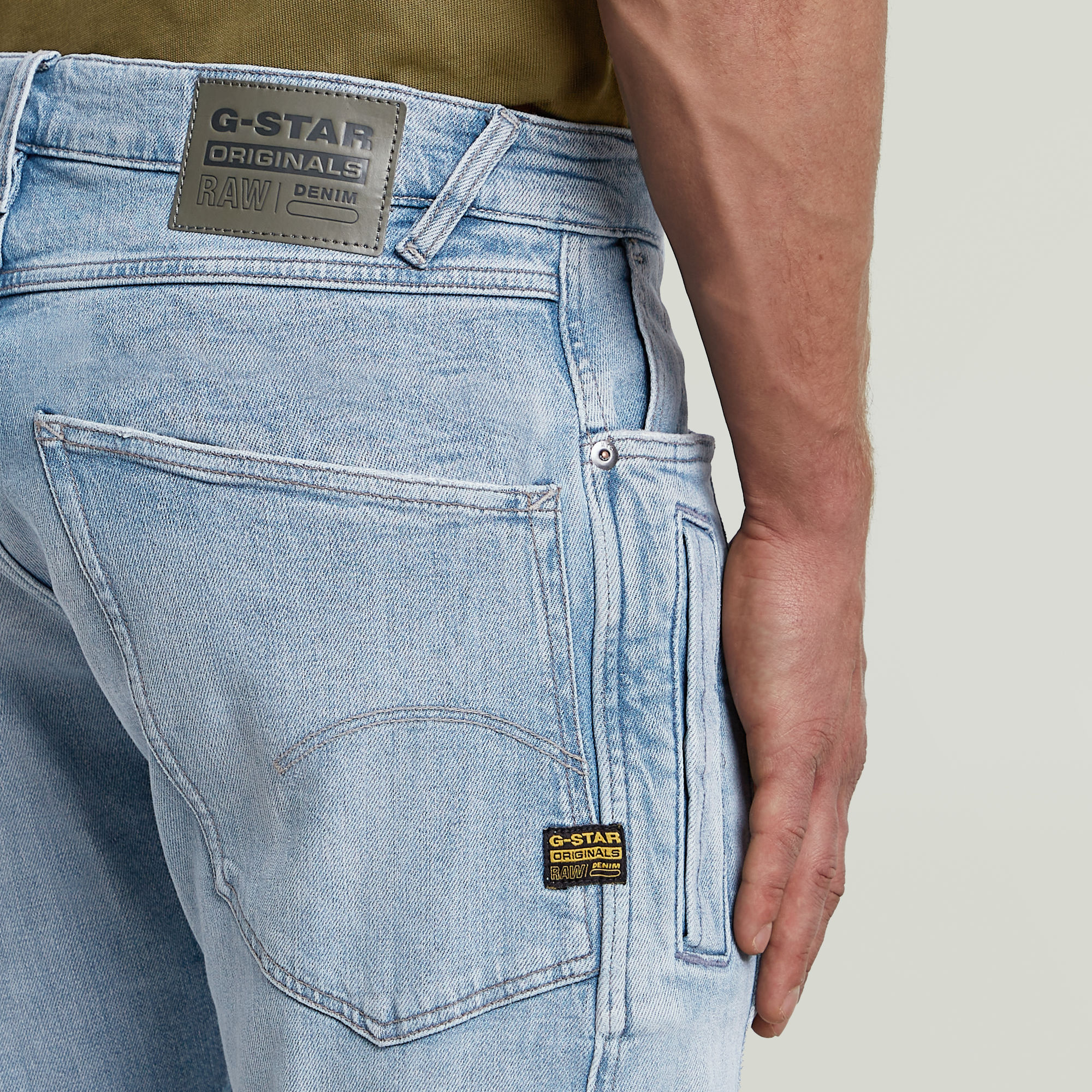 G-Star RAW Contor 3D Slim Jeans Lichtblauw Heren