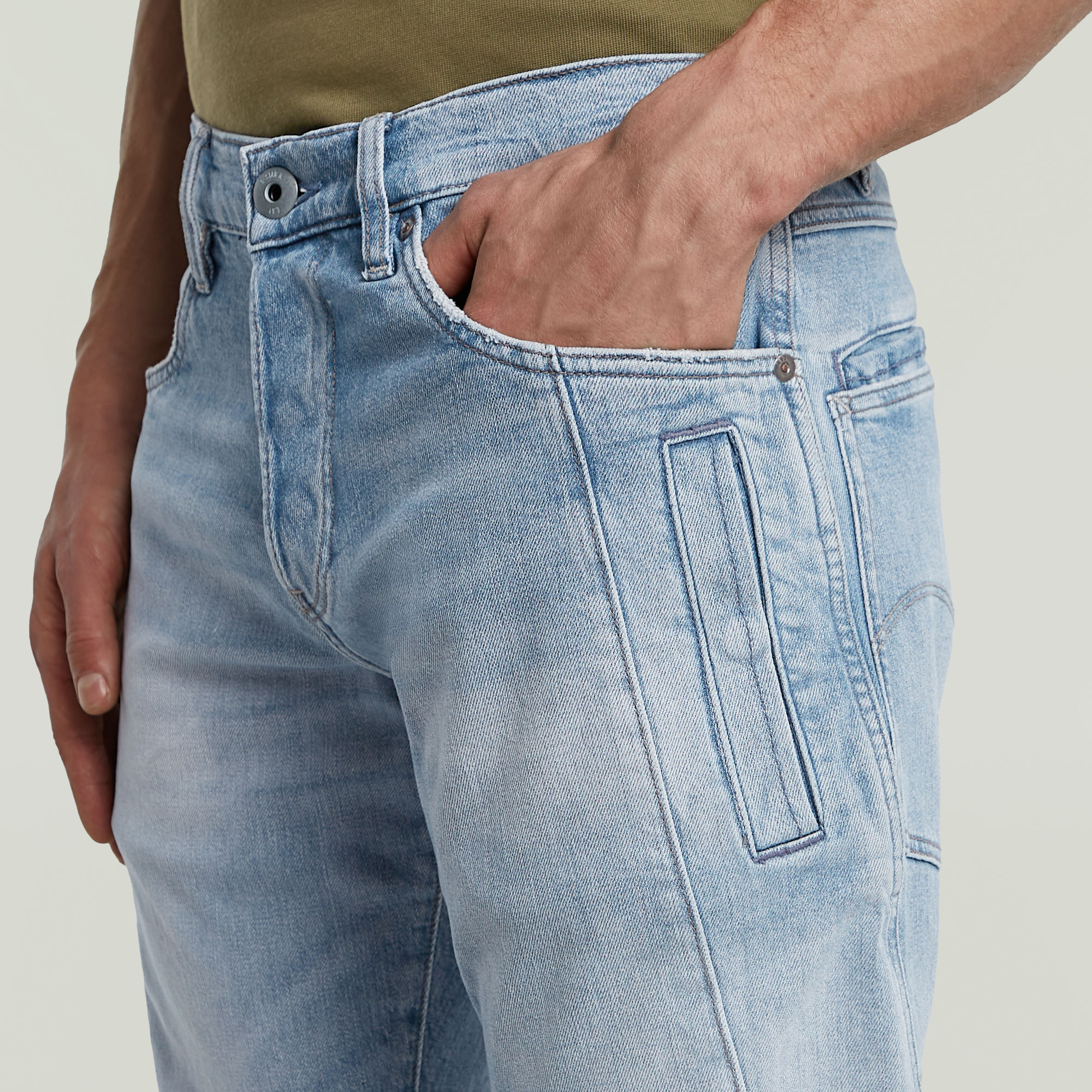 G-Star RAW Contor 3D Slim Jeans Lichtblauw Heren