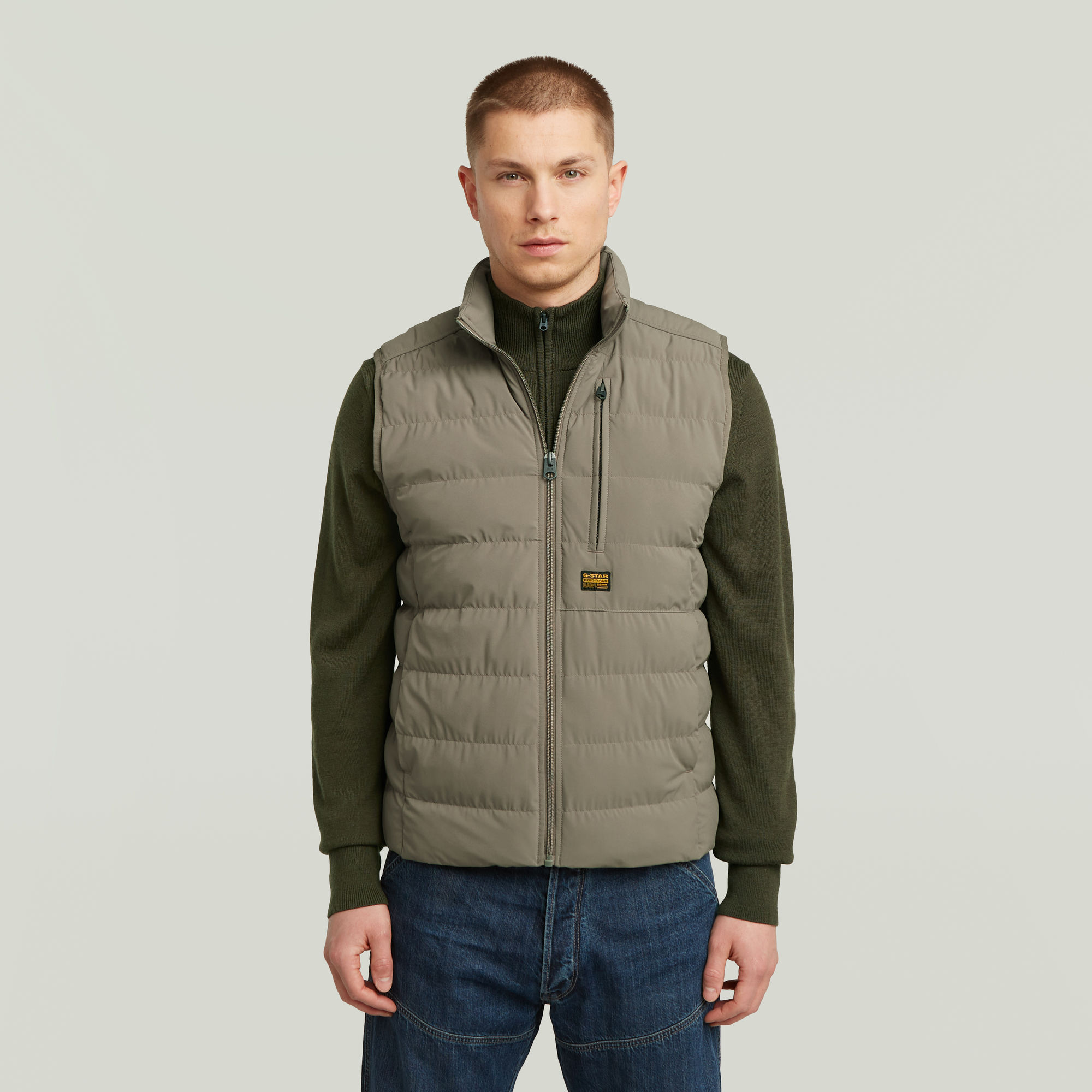 G-Star RAW Foundation Liner Vest Bruin Heren