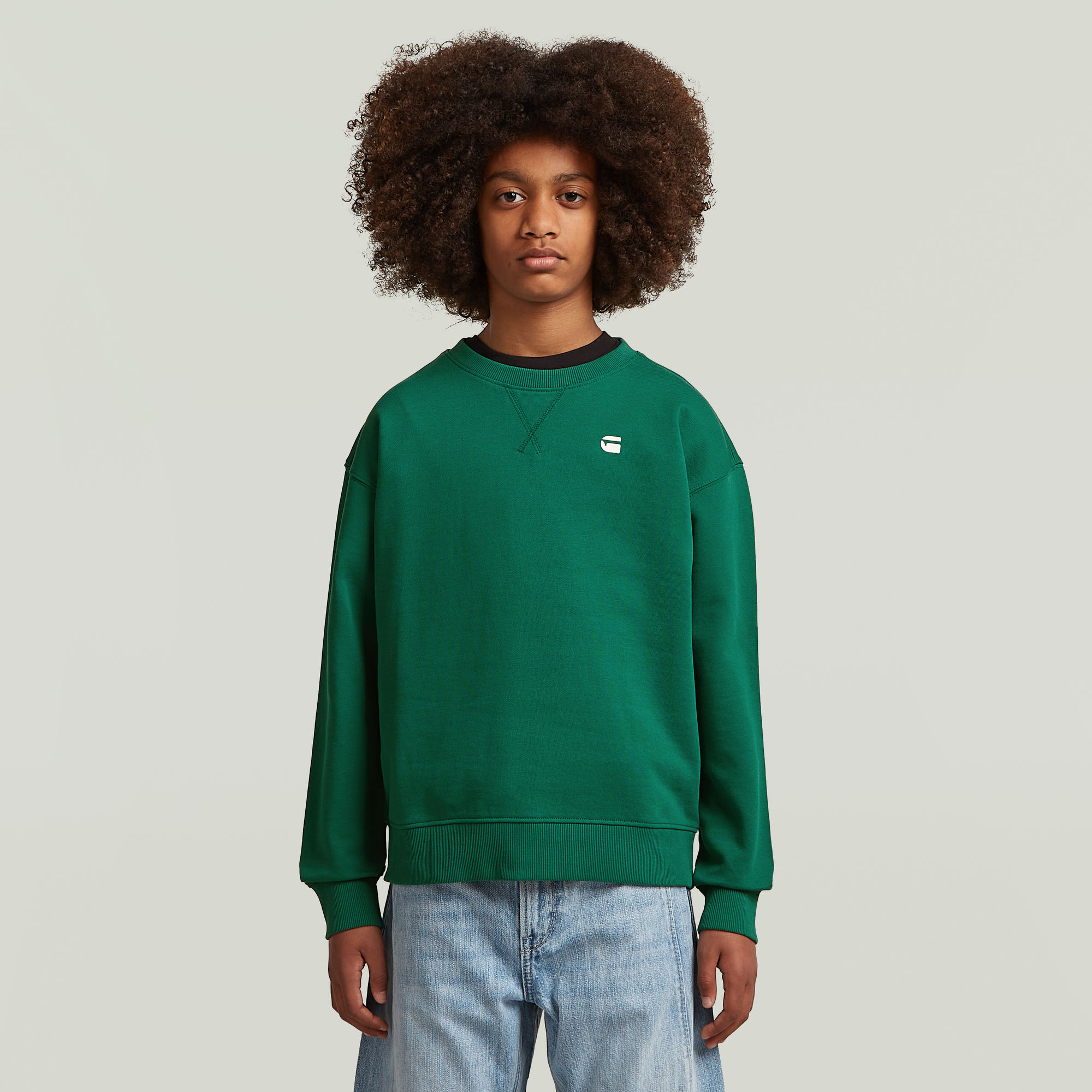 G-Star RAW Loose Sweater Jongens Groen jongens