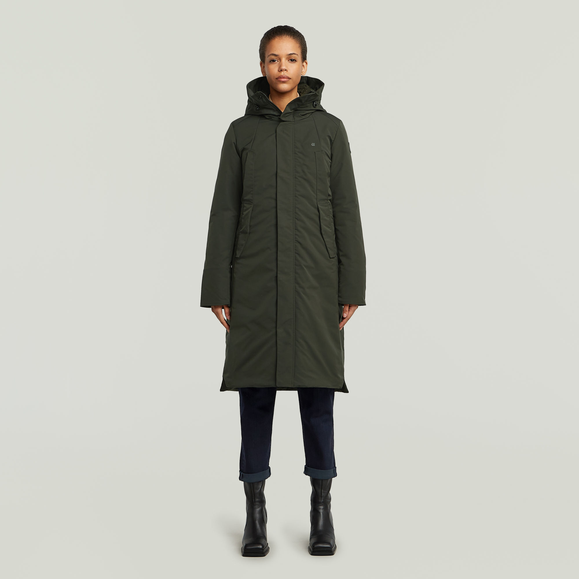 Vodan 2.0 Long Jacke - Grau - Damen