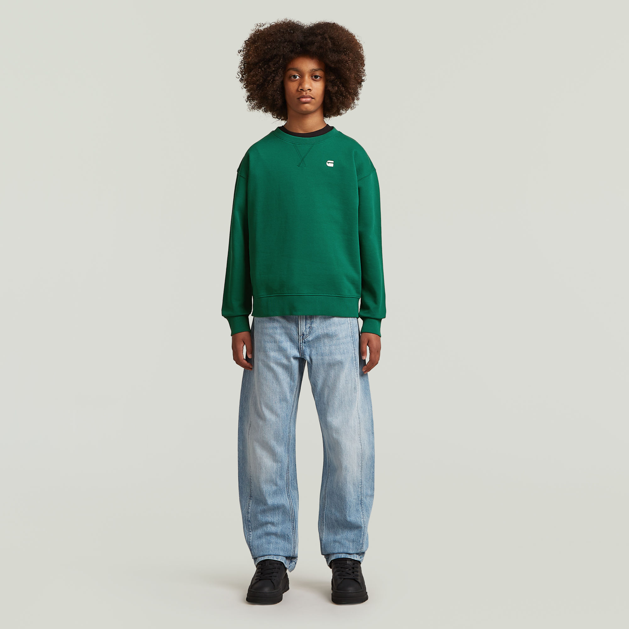 G-Star RAW Loose Sweater Jongens Groen jongens