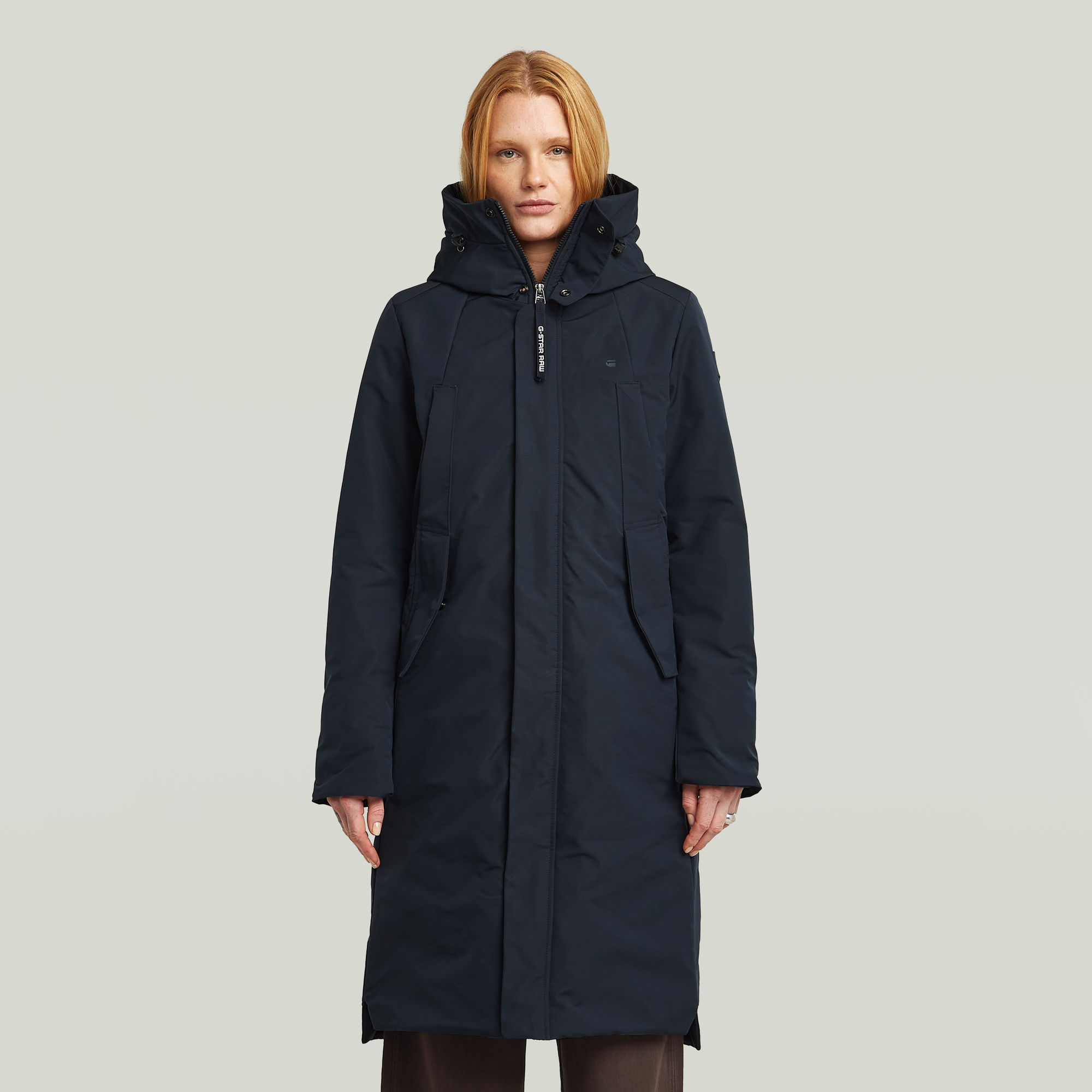 Vodan 2.0 Long Jacke - Dunkelblau - Damen