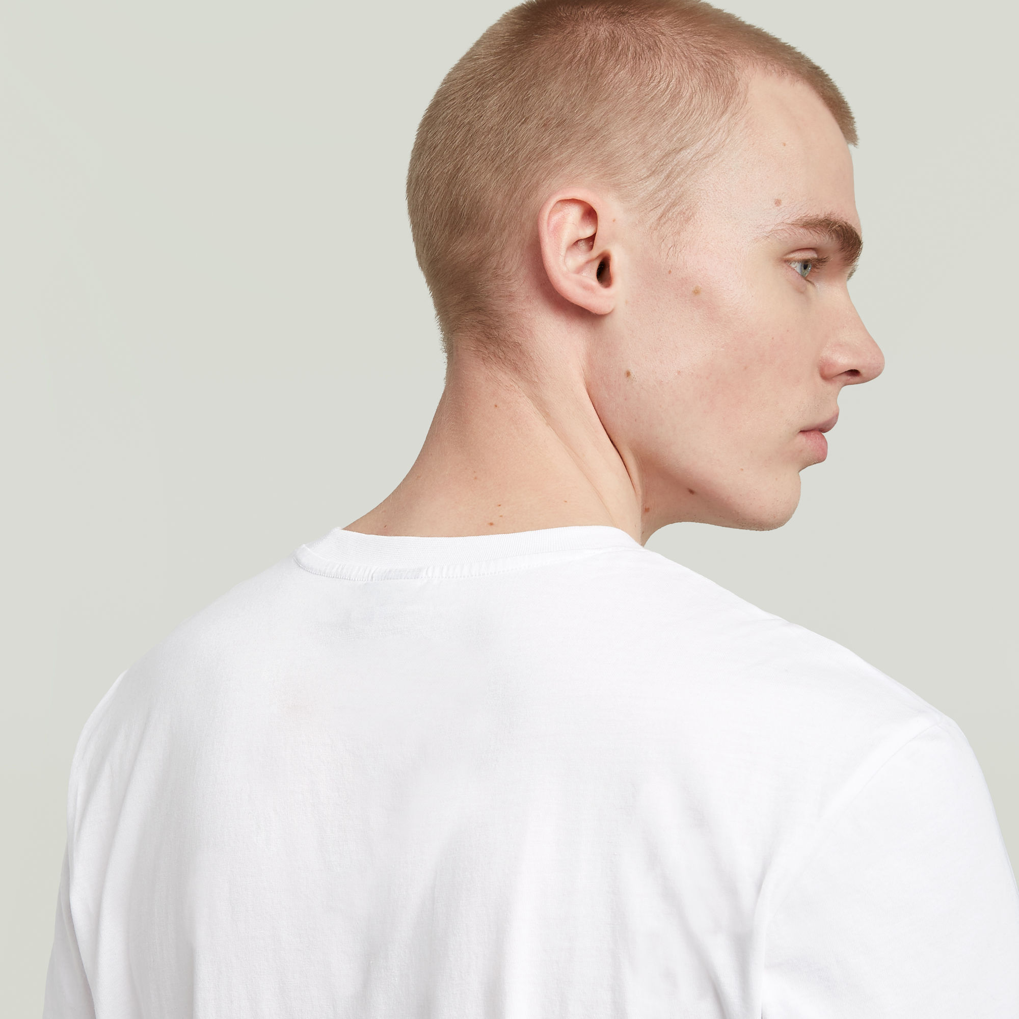 G-Star RAW Gel Print T-shirt Wit Heren