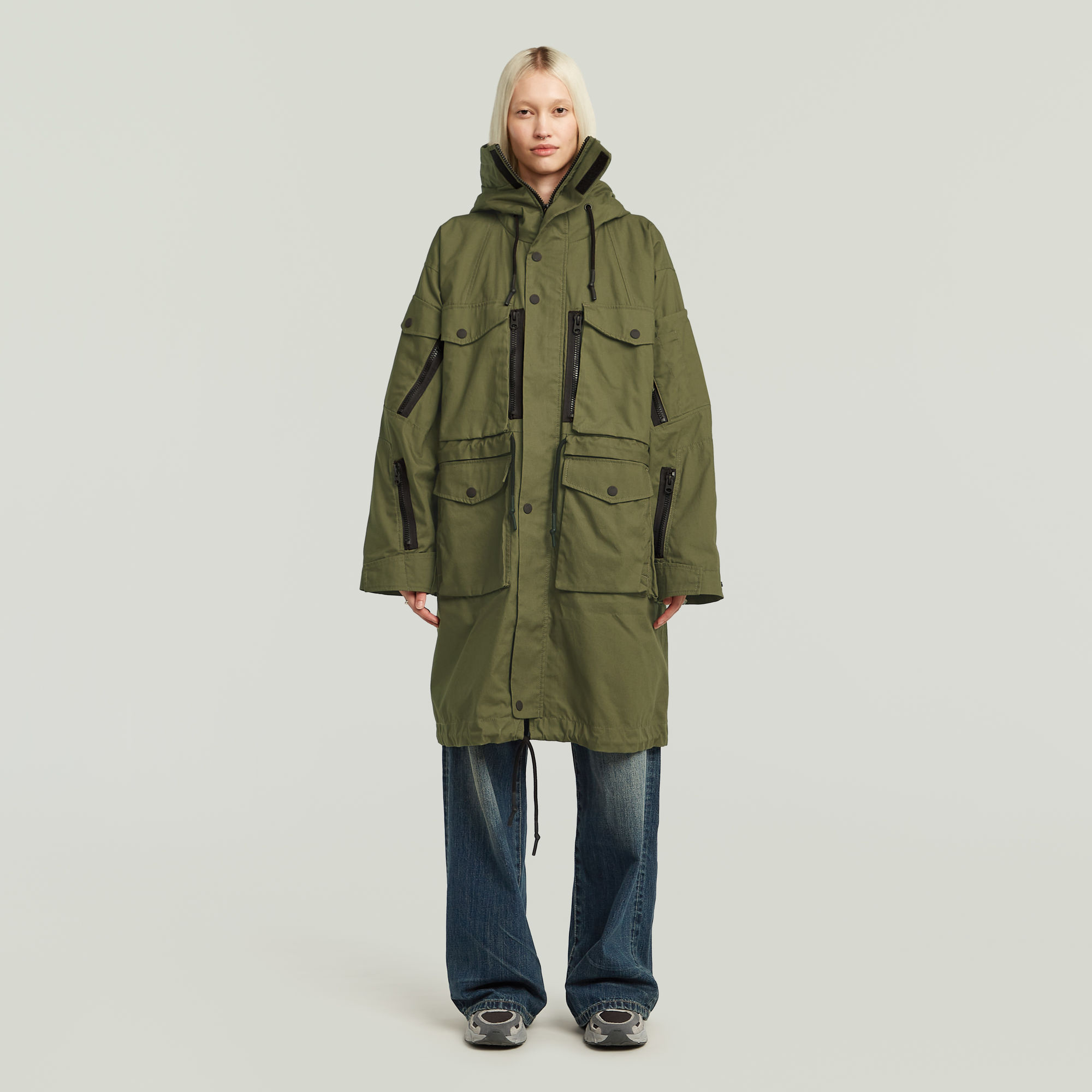 G-Star RAW Unisex 12 Pocket Parka - Groen - Dames