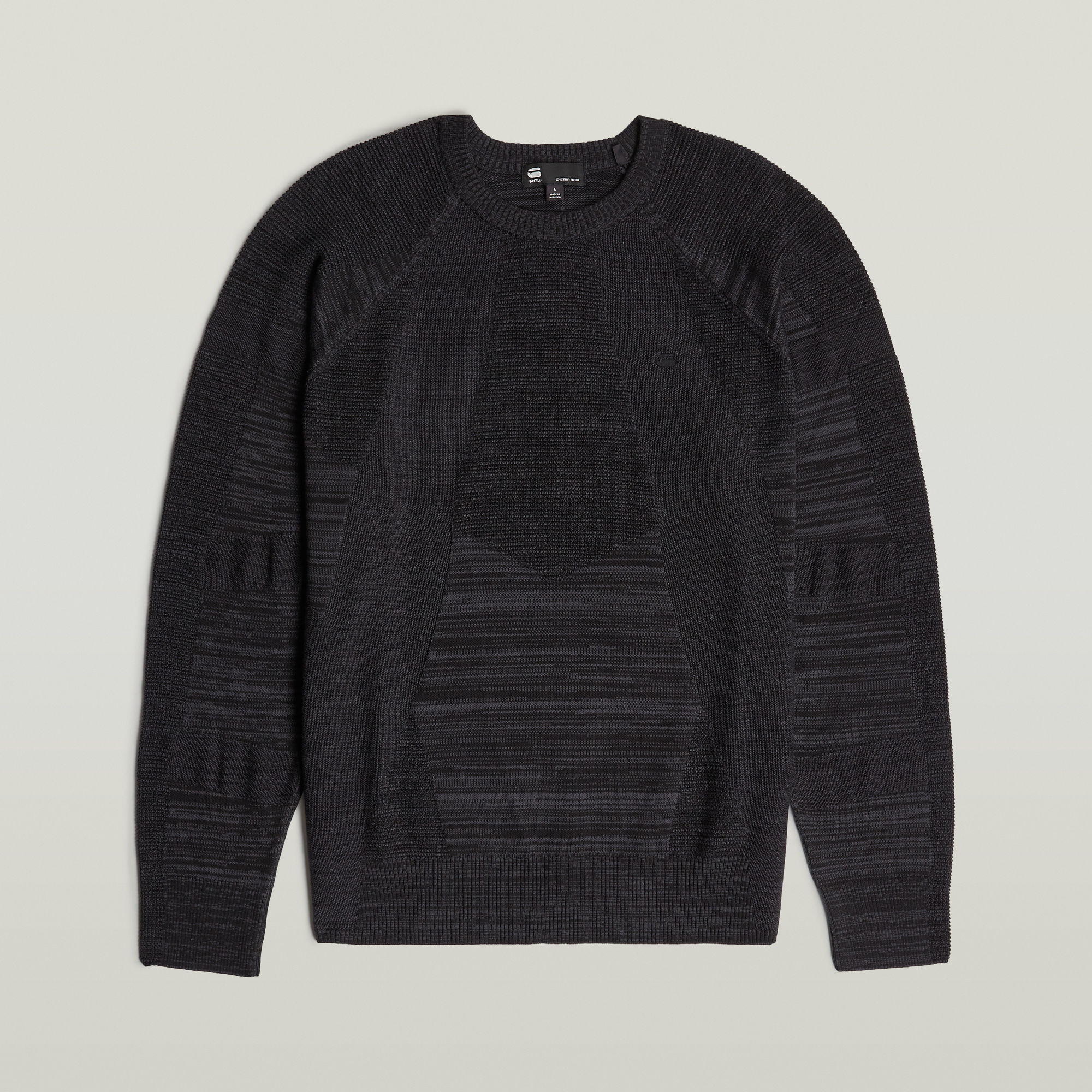 G-Star RAW 3D Biker Ribbed Gebreide Trui Meerkleurig Heren