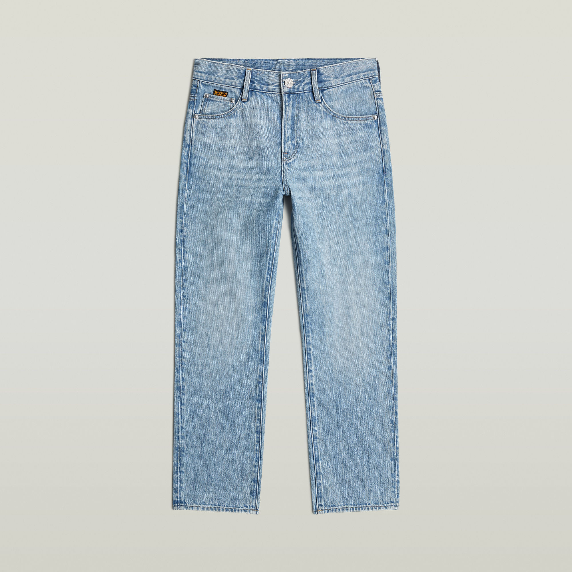Thumbnail - Girls Victoria Straight Jeans - Hellblau - mädchen