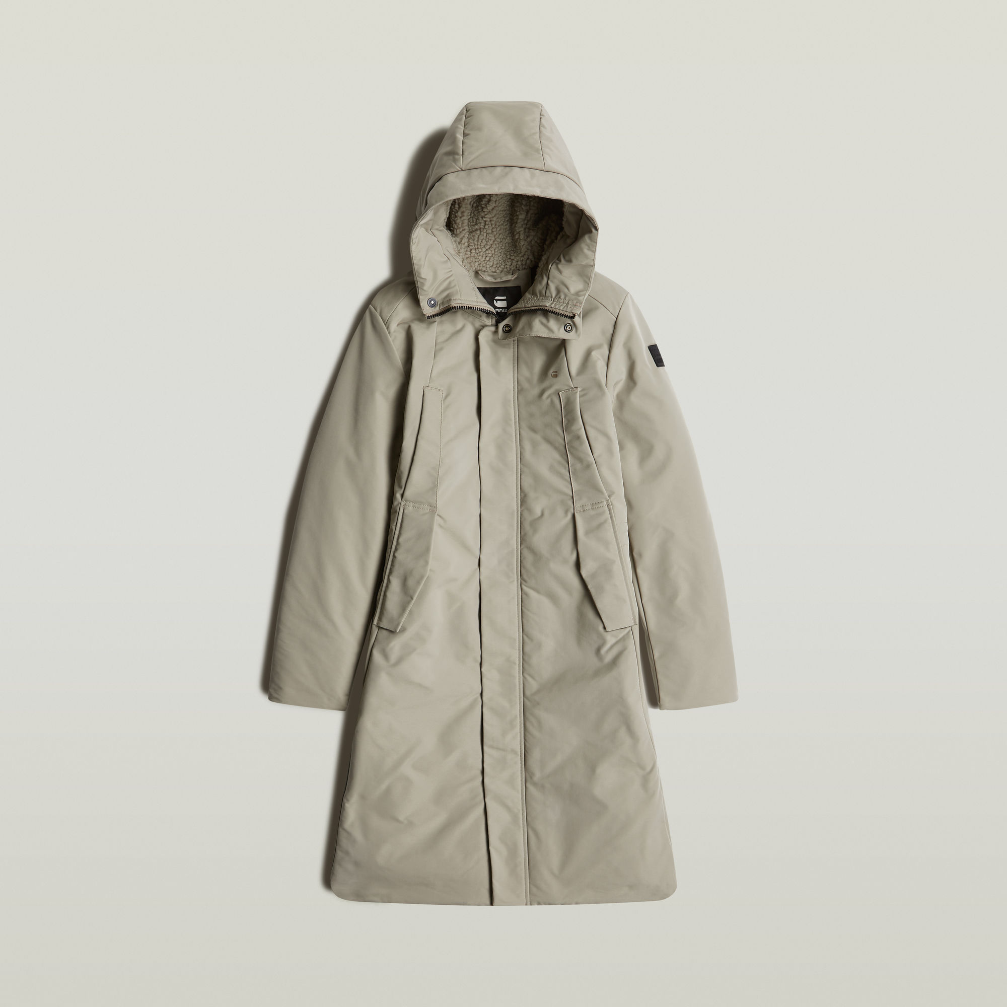 Thumbnail - Vodan 2.0 Long Jacke - Beige - Damen