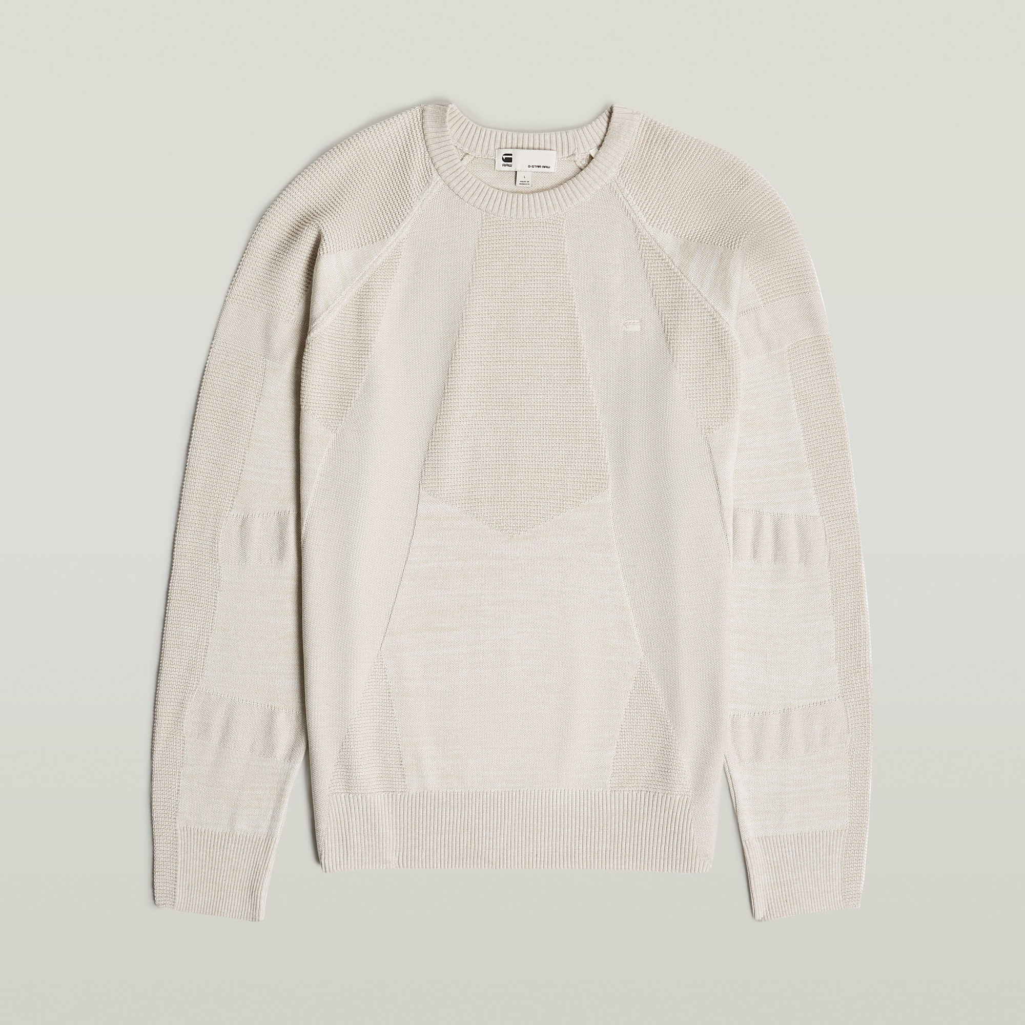 G-Star RAW 3D Biker Ribbed Gebreide Trui Meerkleurig Heren