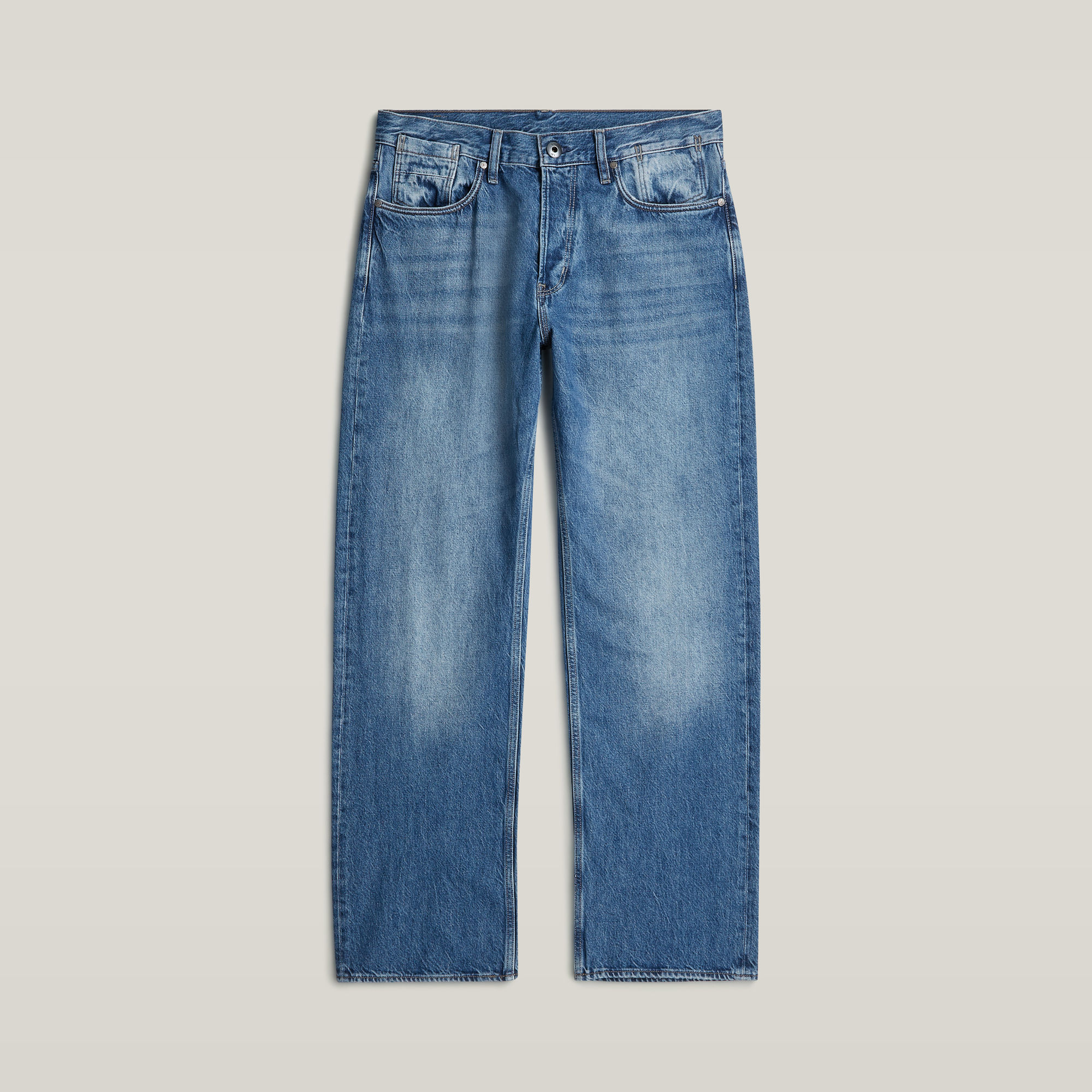 

Deeggie Relaxed Straight Jeans - Medium blue - Men