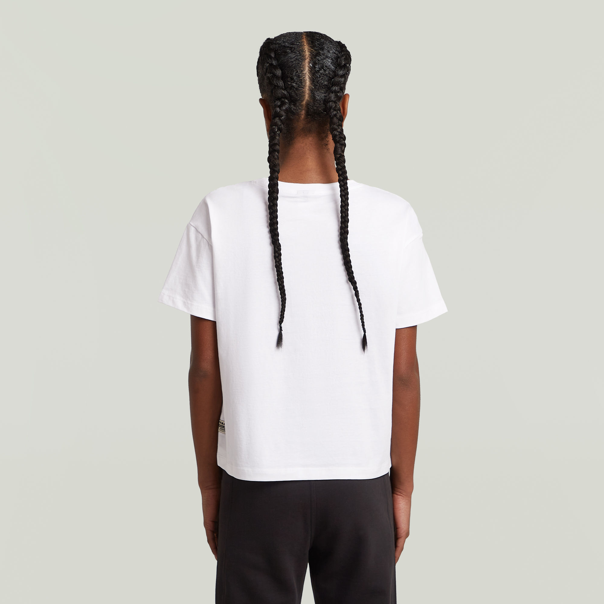 G-Star RAW Loose T-shirt Meisjes Wit meisjes