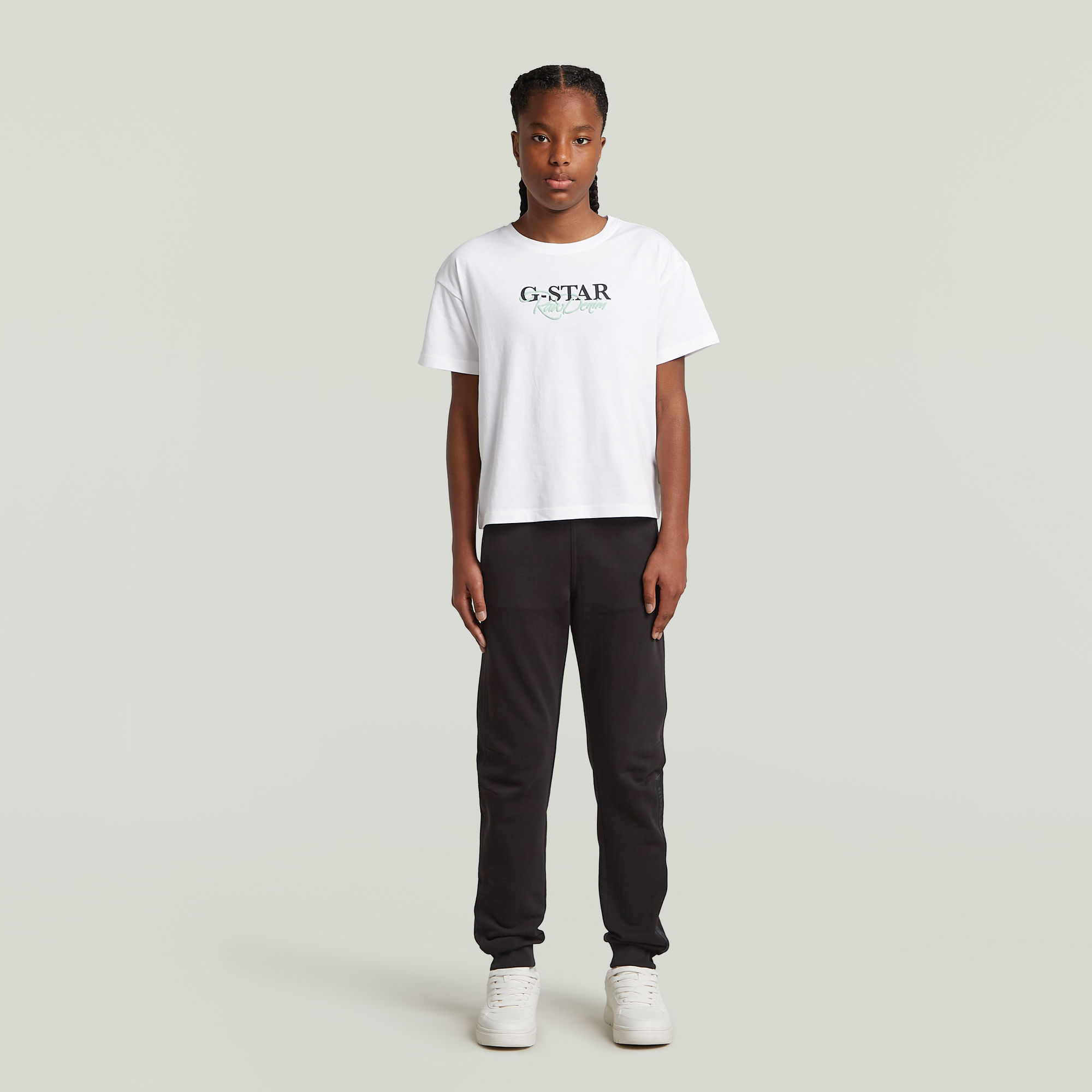 Thumbnail - Girls T-Shirt Loose - Weiß - mädchen