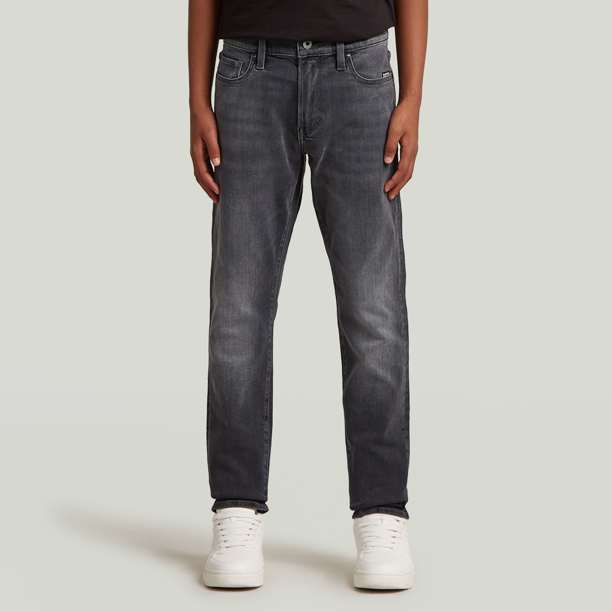 G-Star RAW 3301 Slim Jeans Jongens Grijs jongens