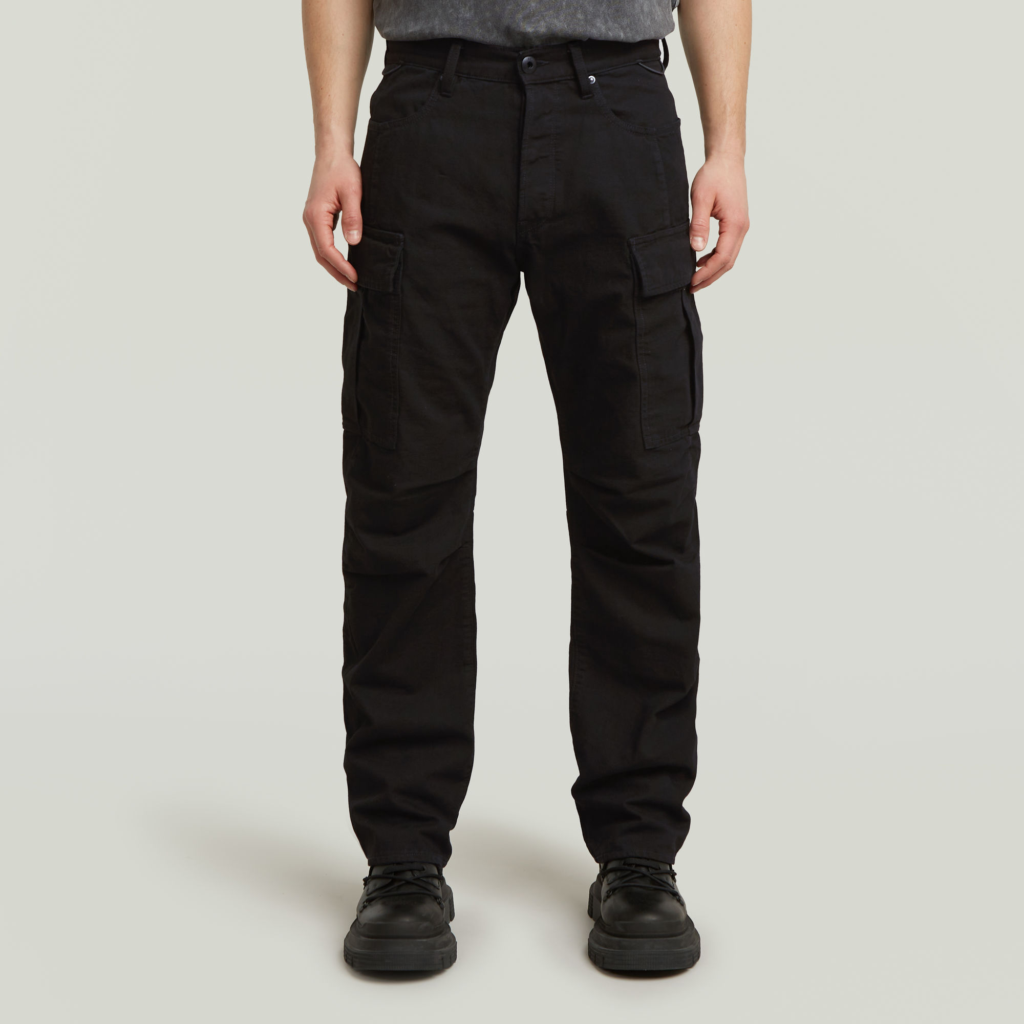 Contor 3D Regular Cargo Jeans - Schwarz - Herren