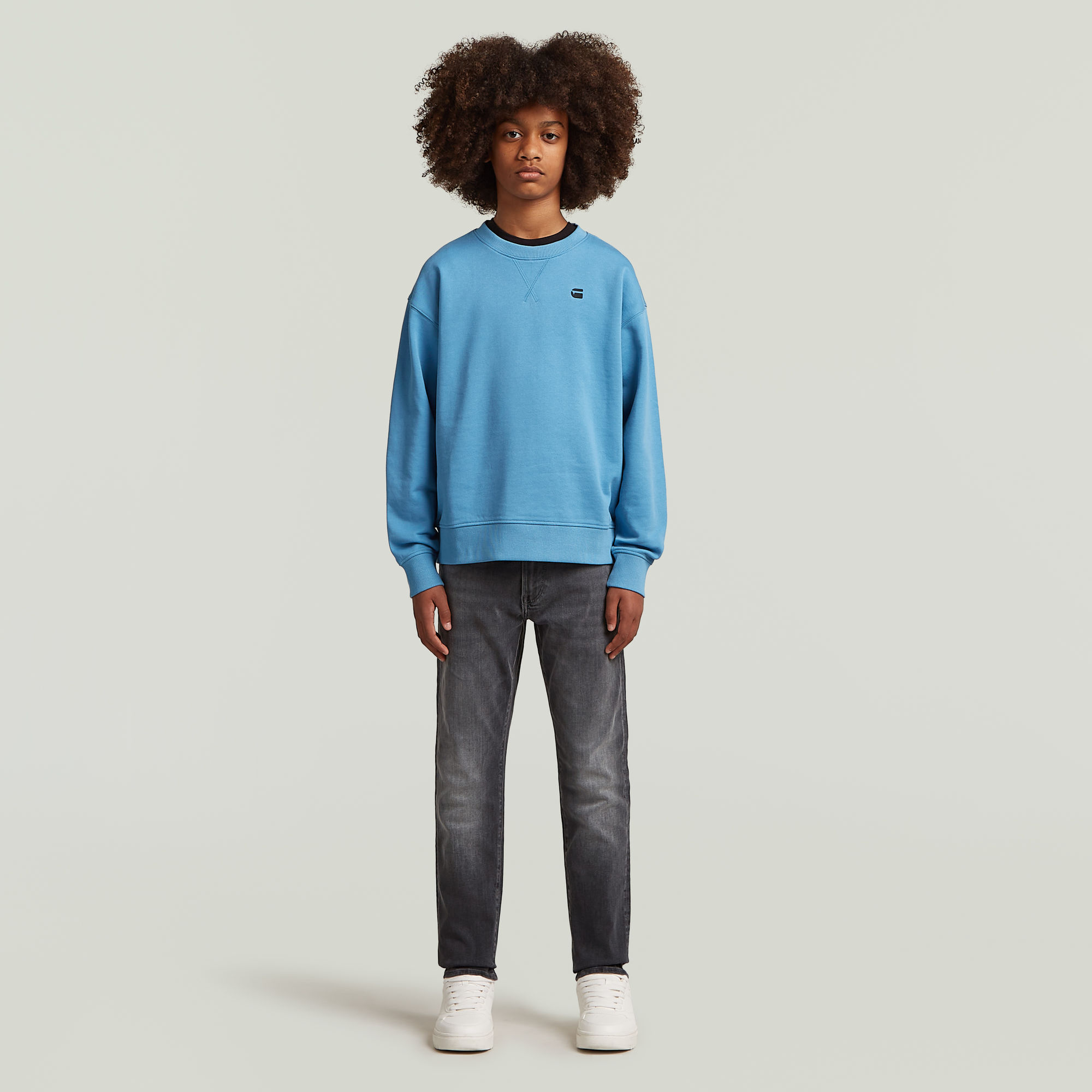 Thumbnail - Boys 3301 Slim Jeans - Grau - jungen
