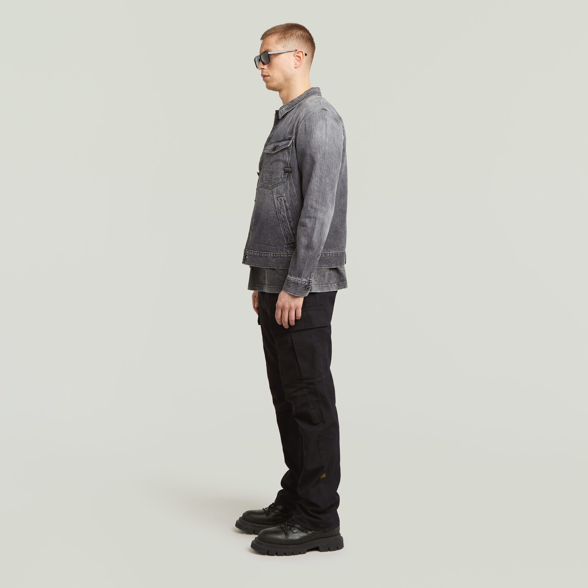 G-Star RAW Contor 3D Regular Cargo Jeans Zwart Heren