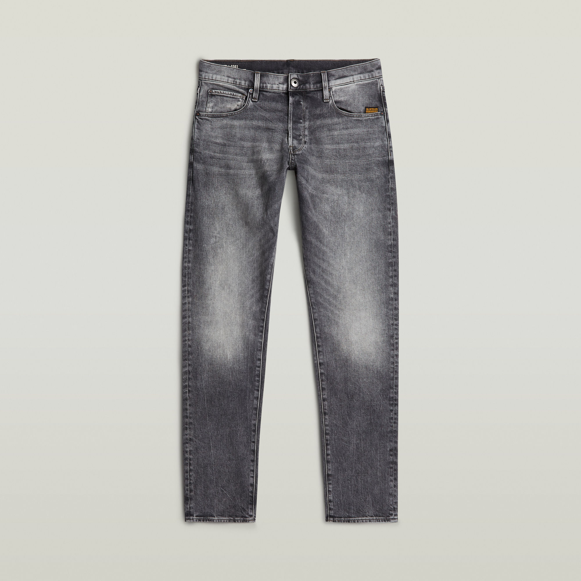 Thumbnail - 3301 Regular Tapered Jeans II - Grau - Herren