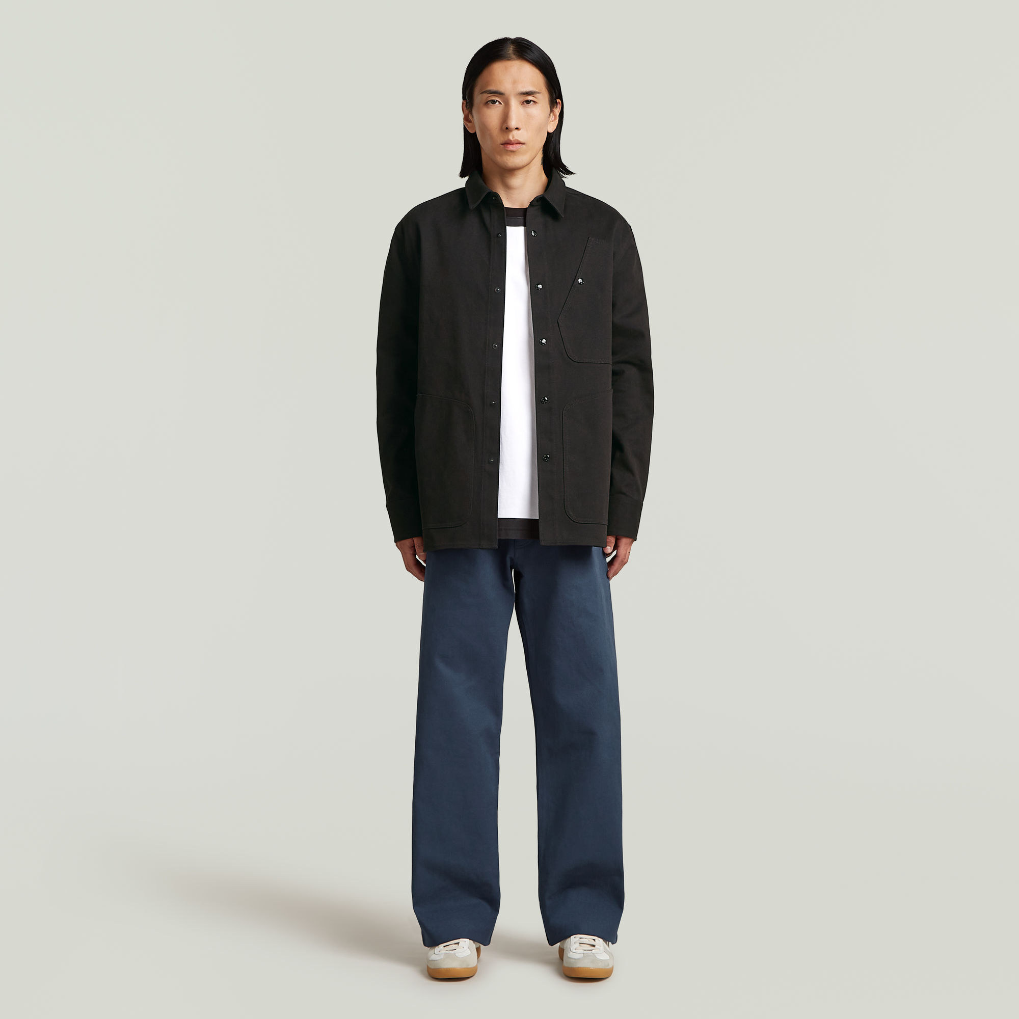 Thumbnail - MN Type 96 Loose Chino - Dunkelblau - Herren
