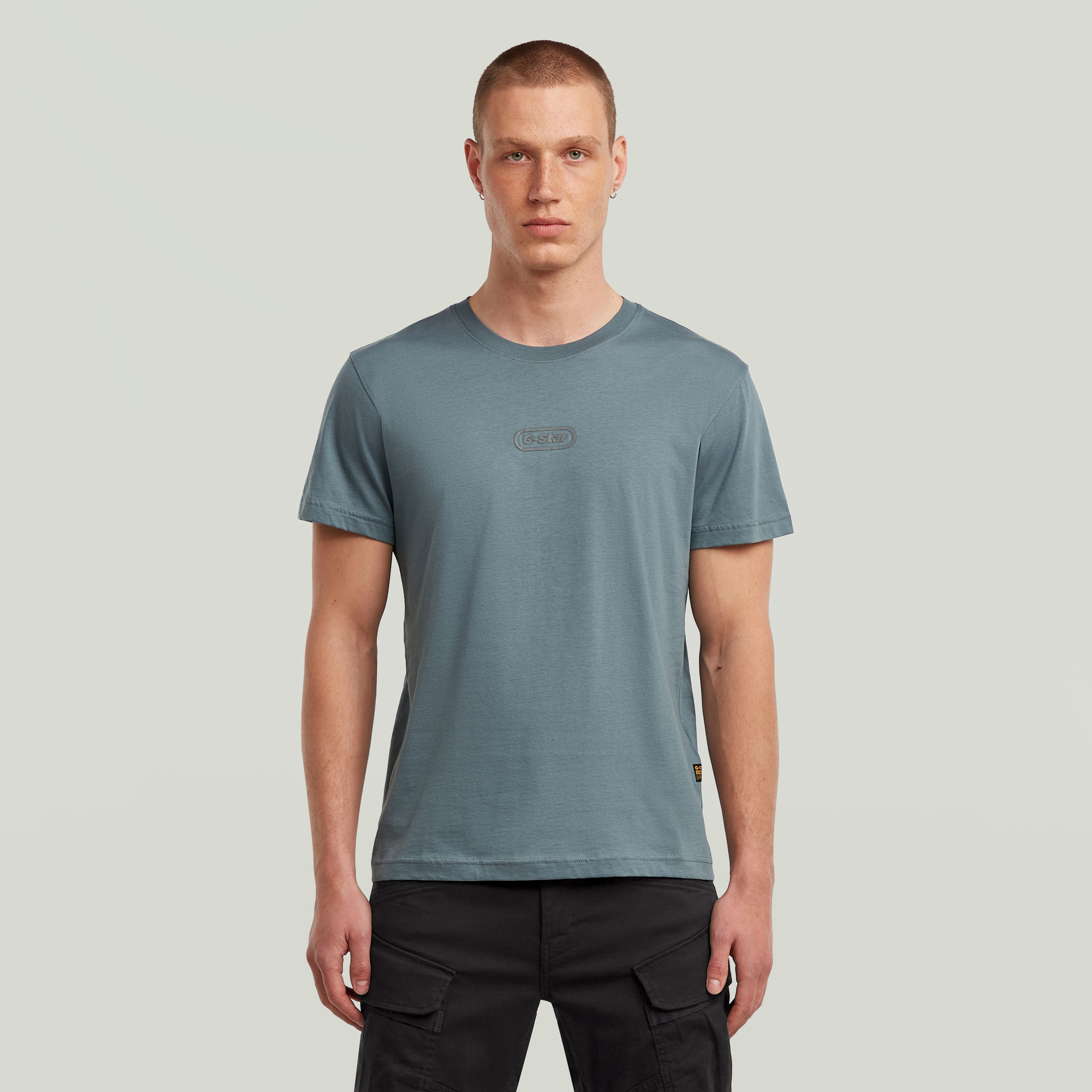 

Center Chest Logo T-Shirt - Grey - Men