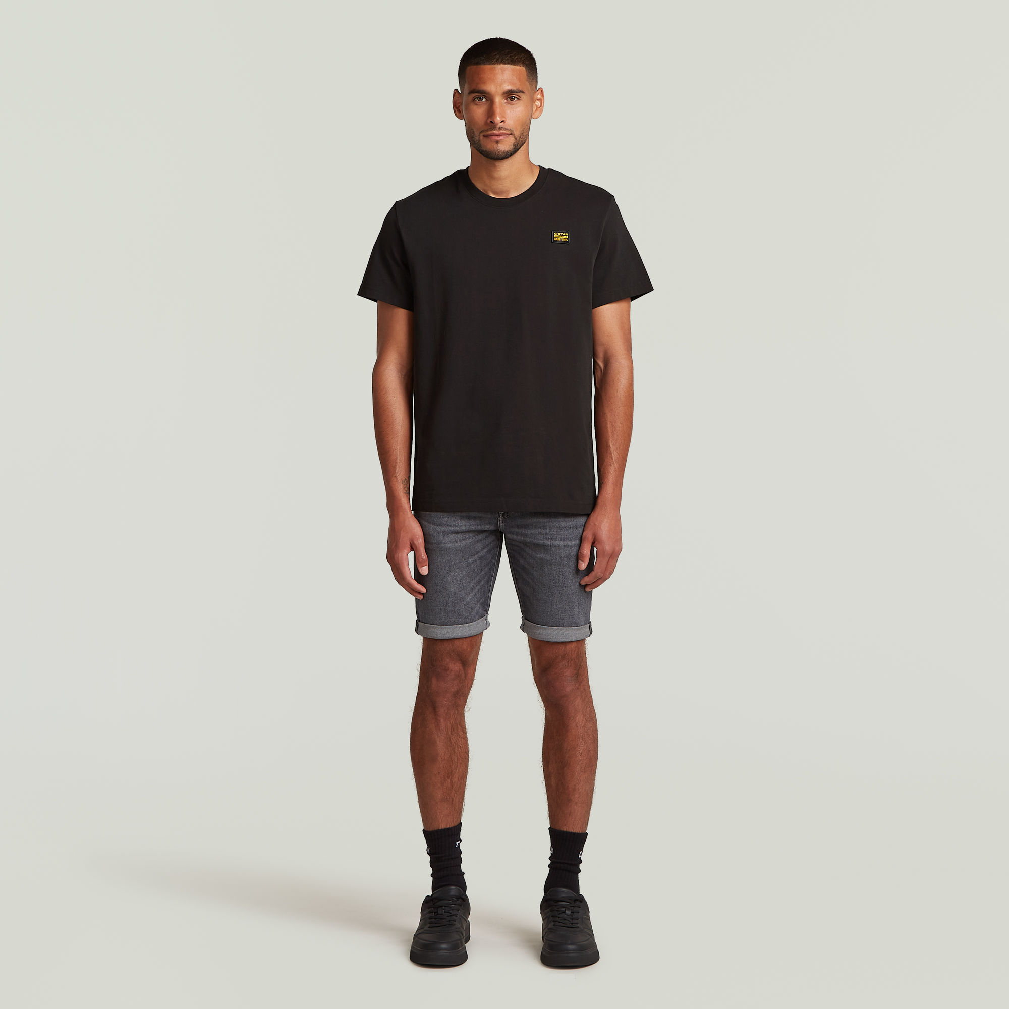 Thumbnail - 3301 Slim Shorts - Grau - Herren